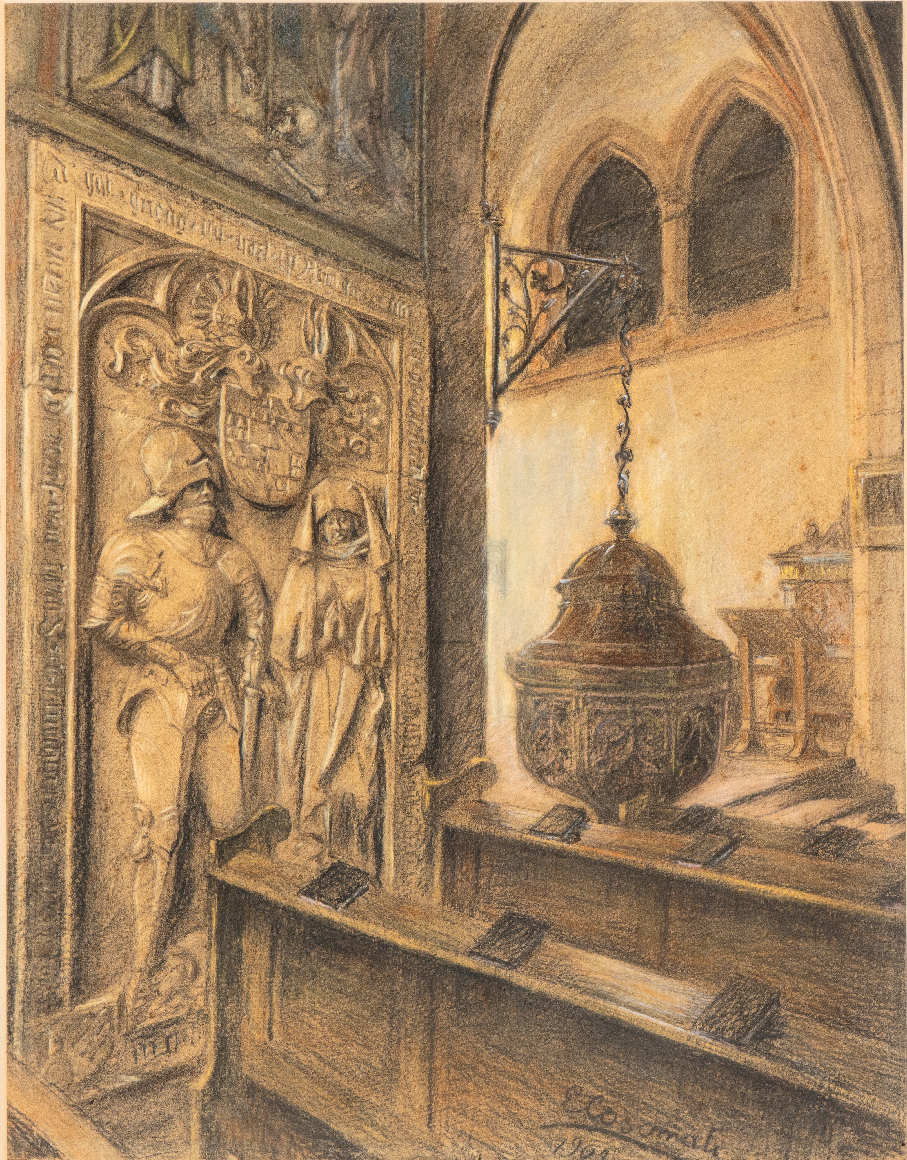 Ettore Cosomati - Coppia di quadri