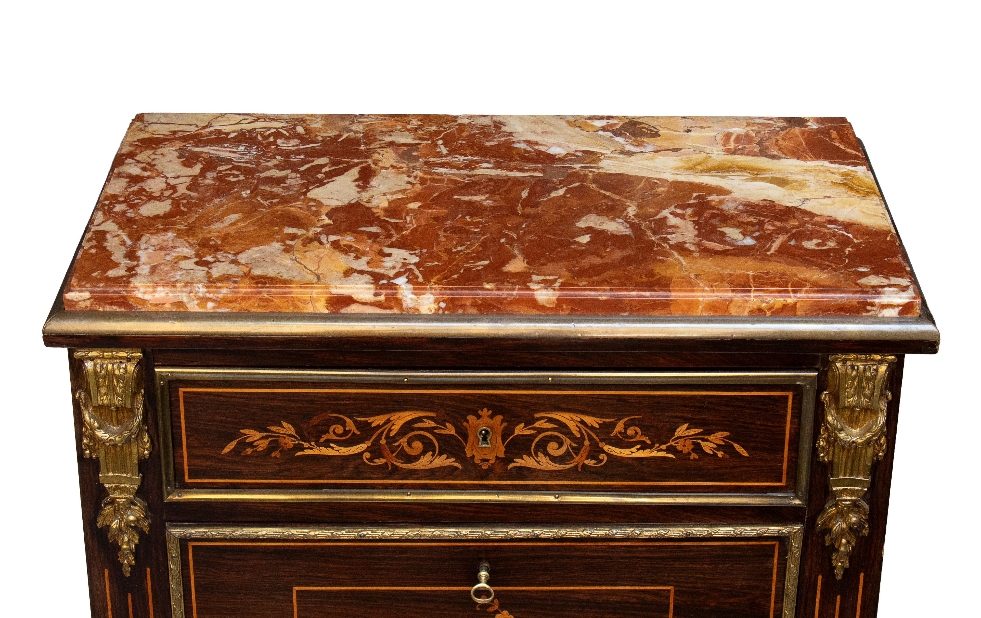 Secretaire, intarsi in stile Napoleone III (XIX secolo)