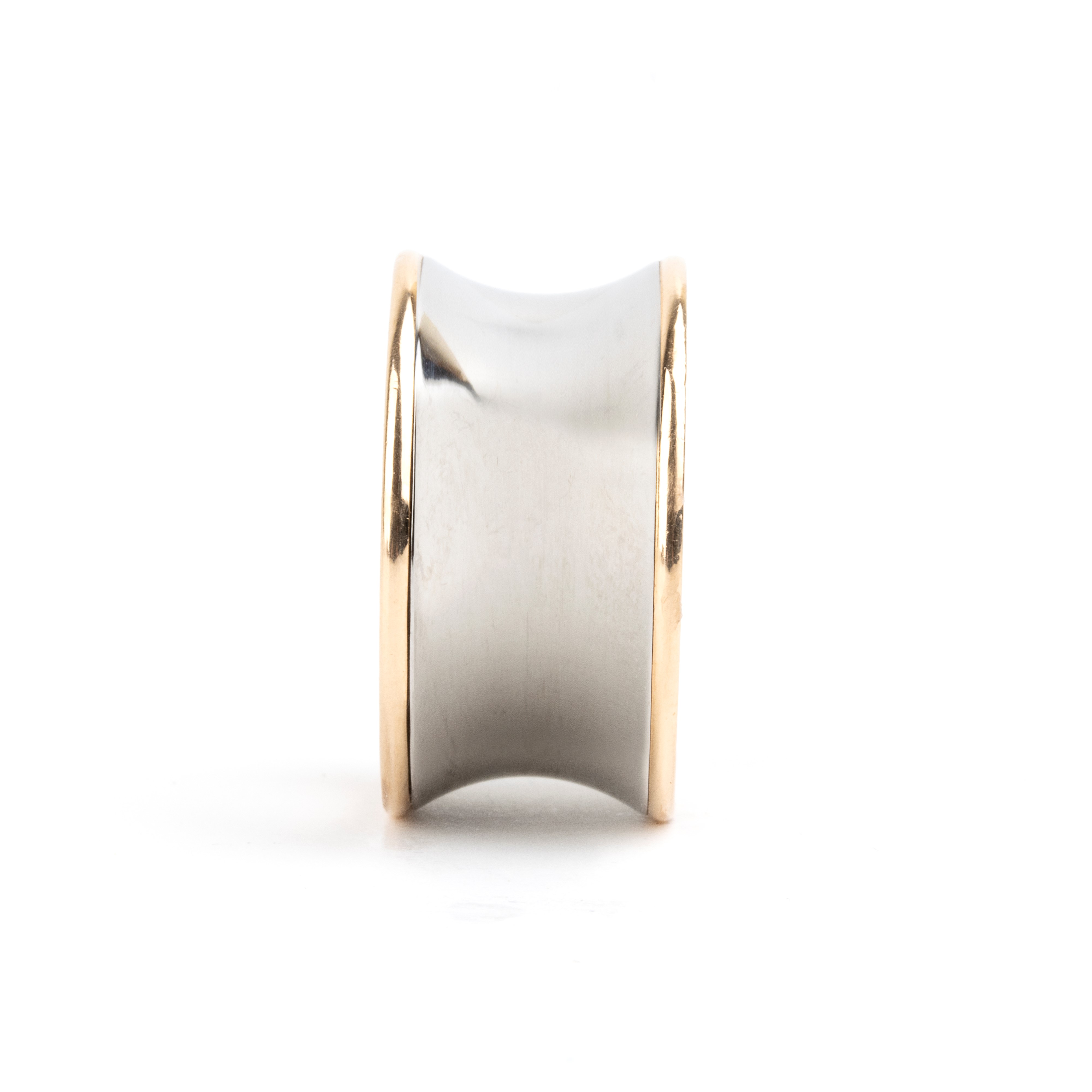 Bulgari - Anello B.Zero1 Anish Kapoor in oro rosa 18k e acciaio