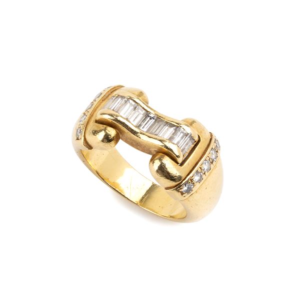 Anello in oro e diamanti