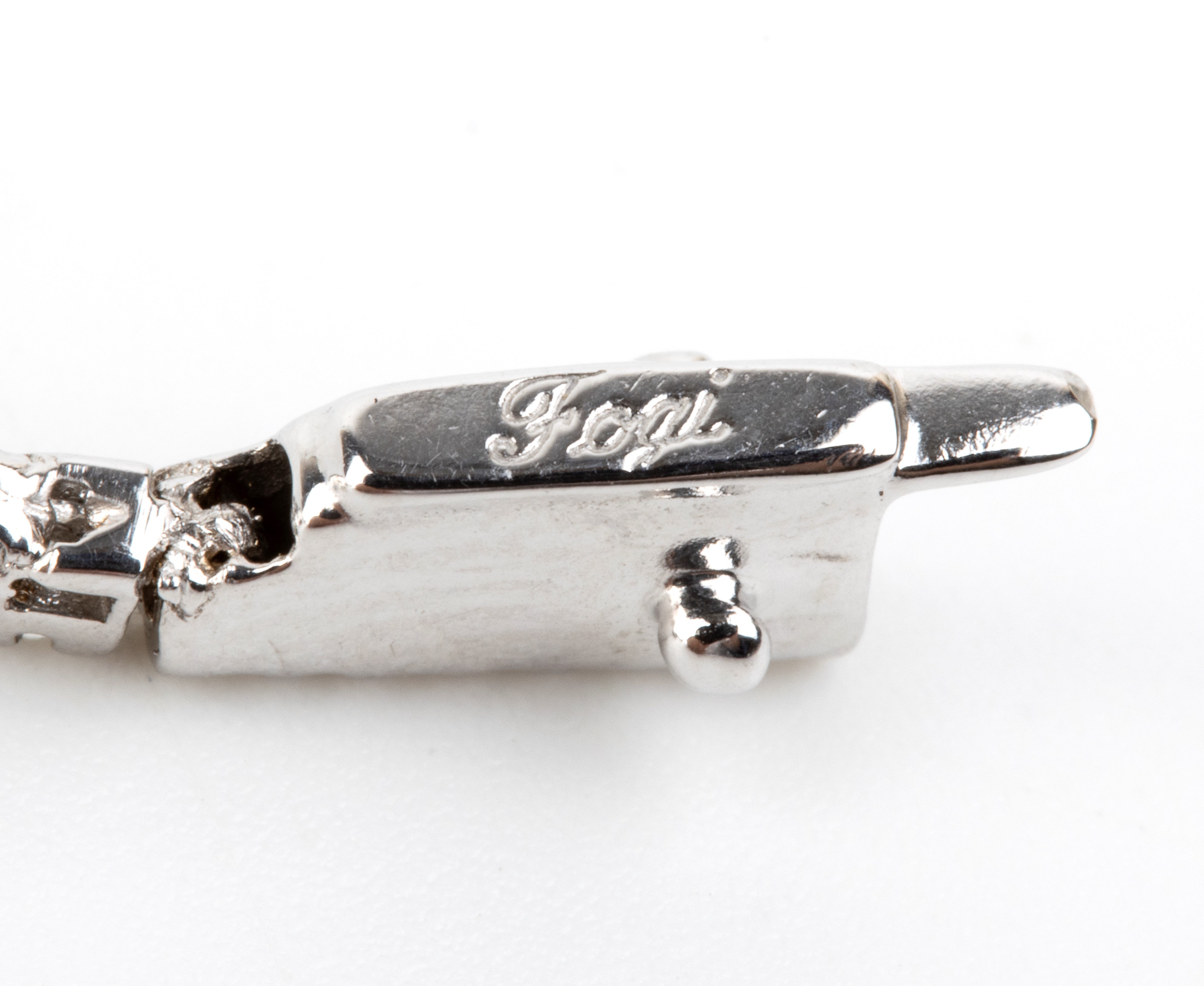 Fogi - Bracciale tennis in oro bianco con diamanti