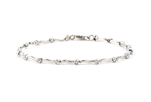 Bracciale in oro con diamanti           