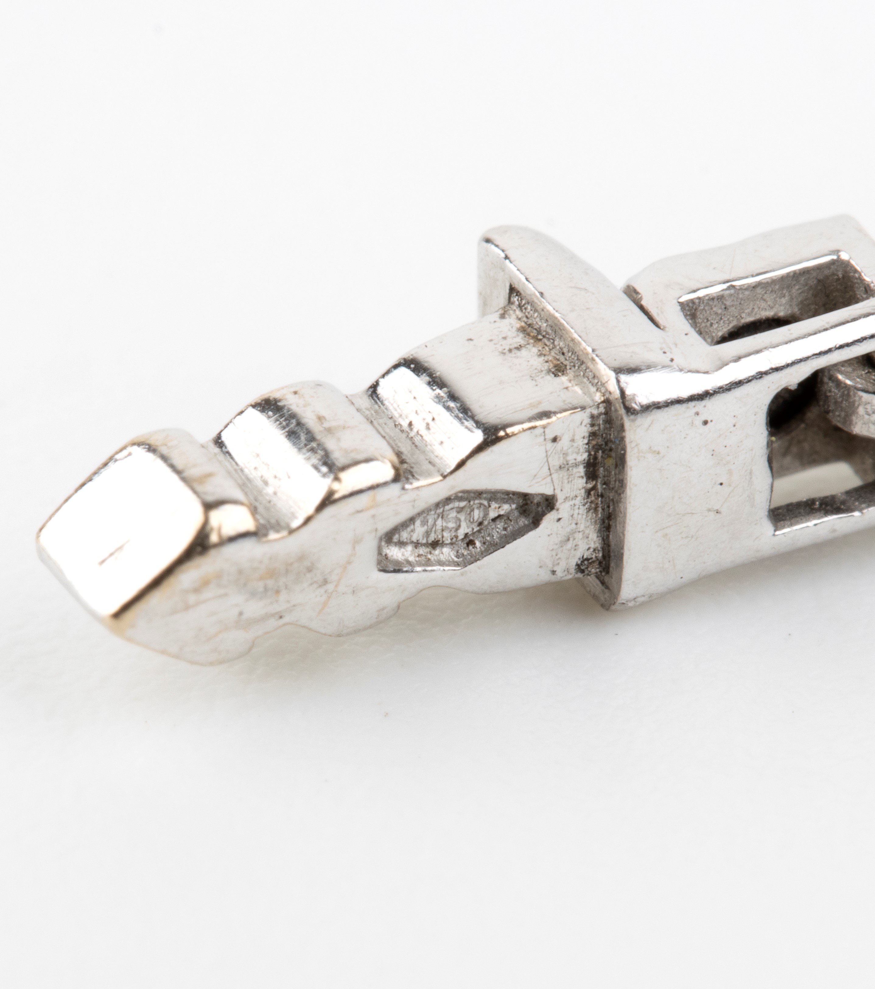 Recarlo - Bracciale tennis in oro bianco 18k con diamanti neri e diamanti incolori