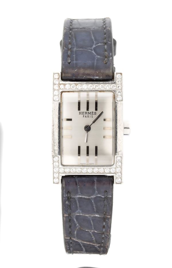 Orologio in acciaio e diamanti. Ref. TA1.230