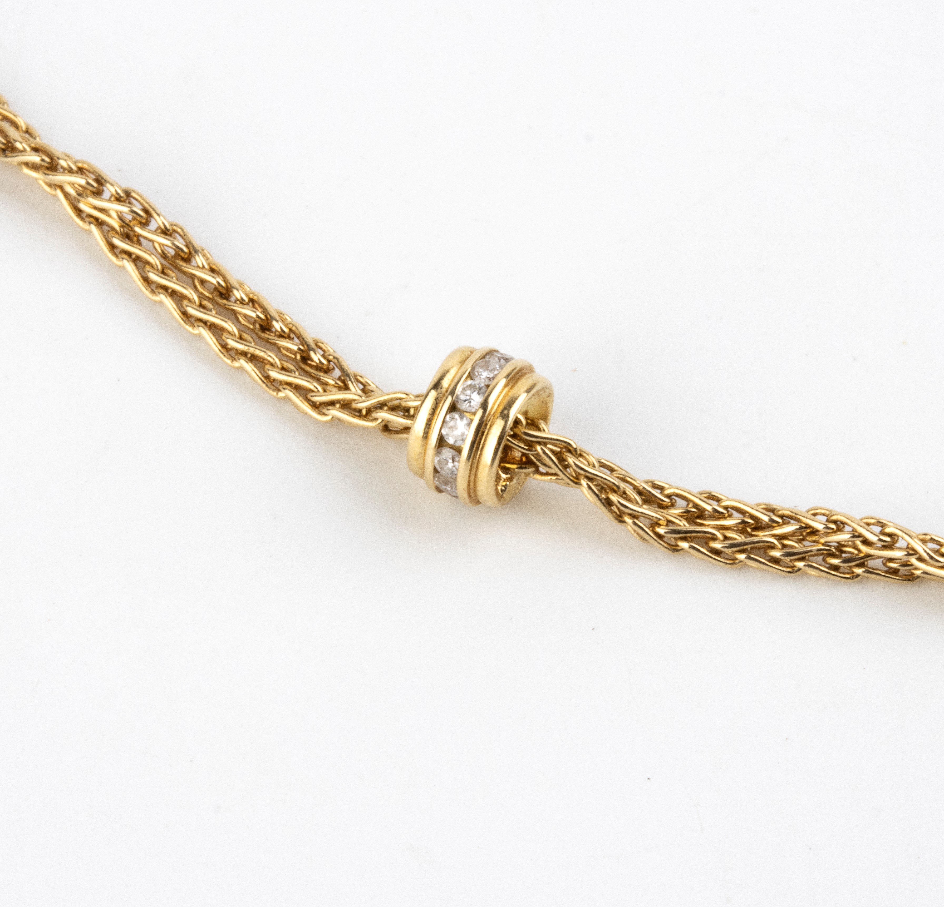 Chantecler - Girocollo in oro giallo 18k con diamanti