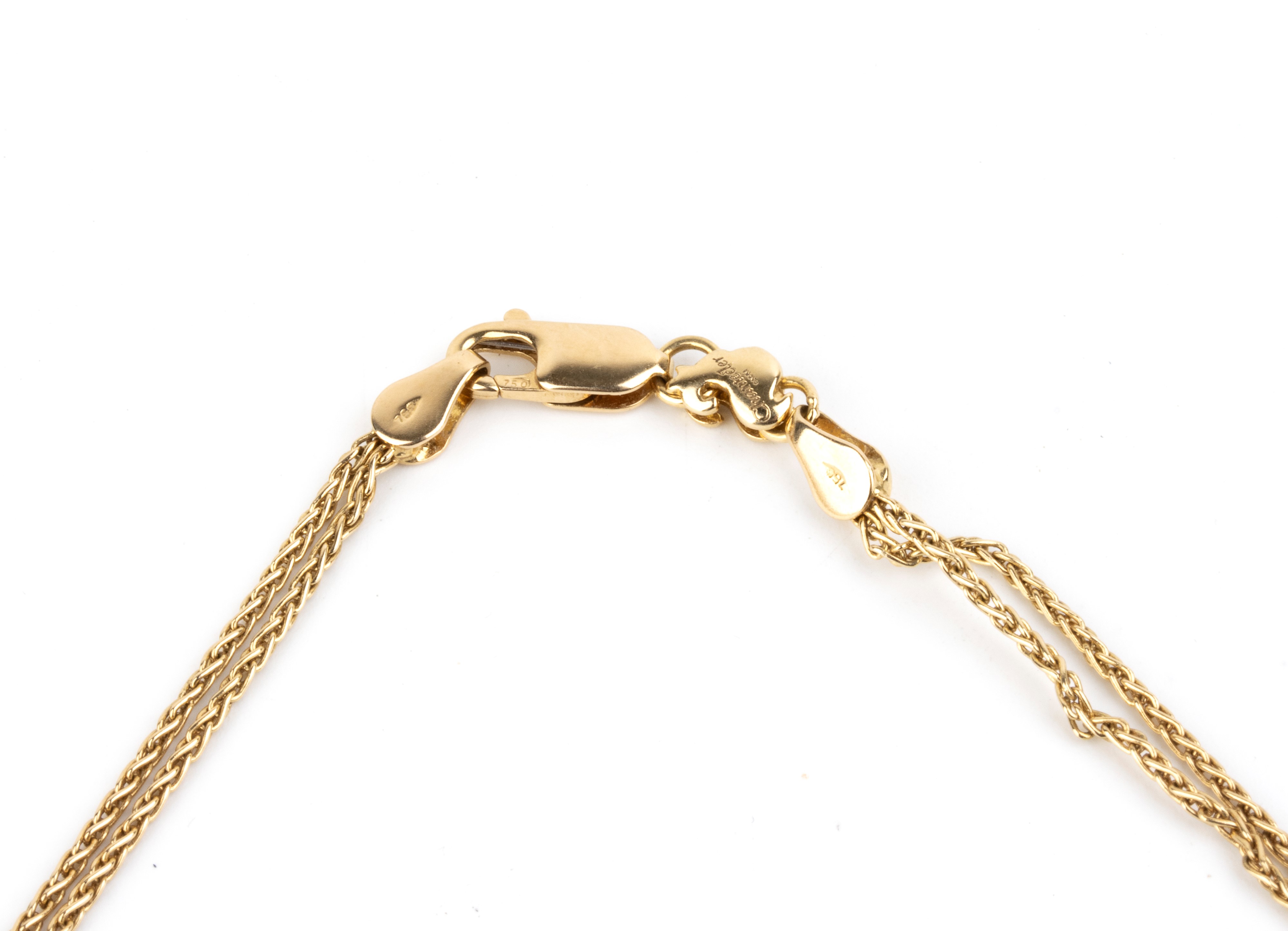 Chantecler - Girocollo in oro giallo 18k con diamanti