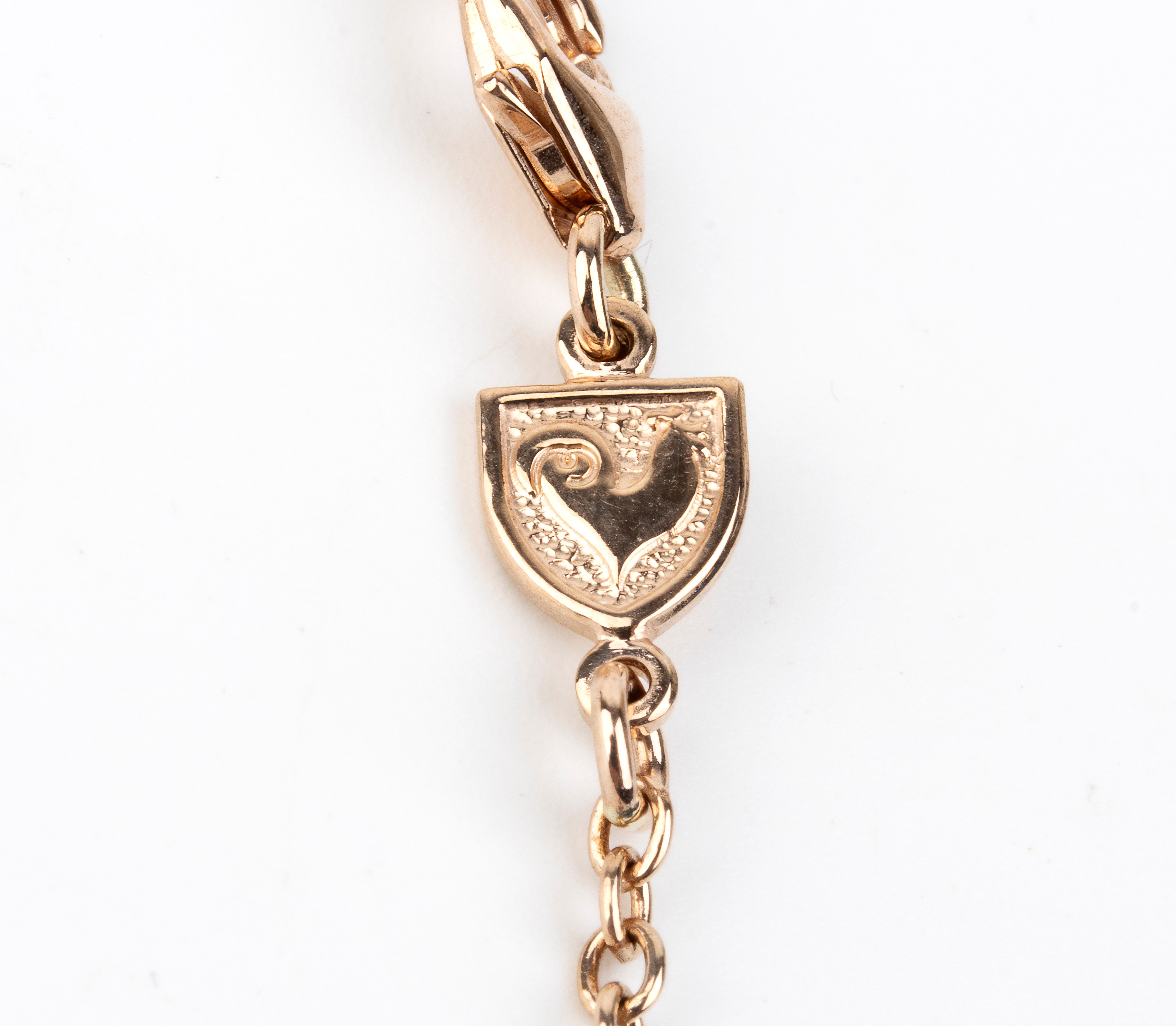 Chantecler - Girocollo con pendente a campanella in oro rosa 9k