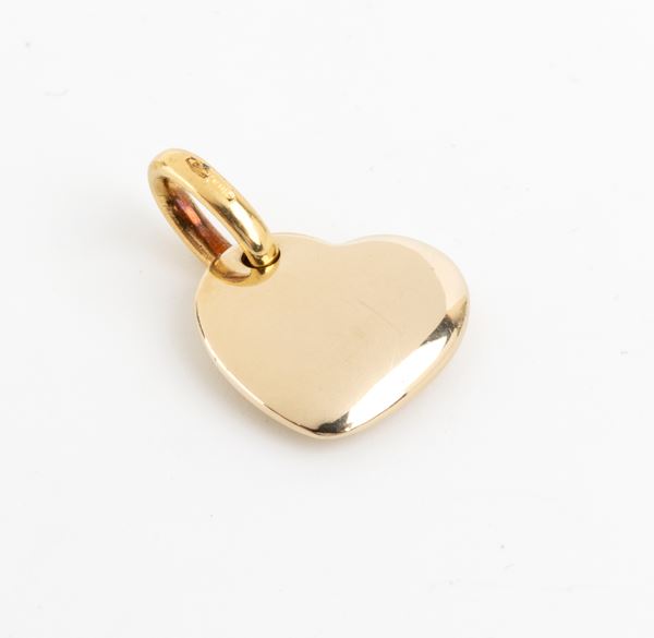 Pendente a cuore in oro