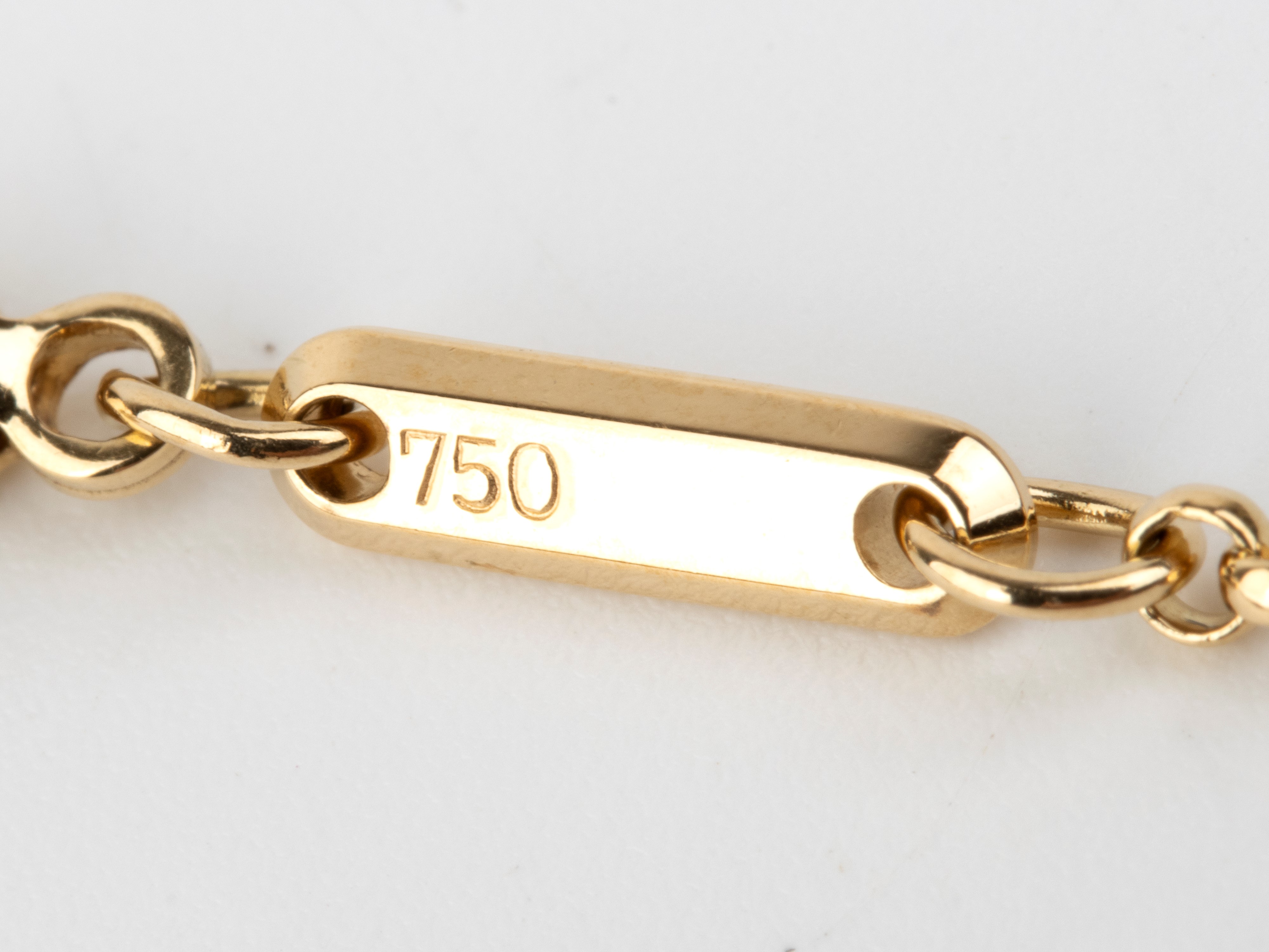 Chopard - Girocollo con pendente a cuore in oro giallo 18k e diamanti