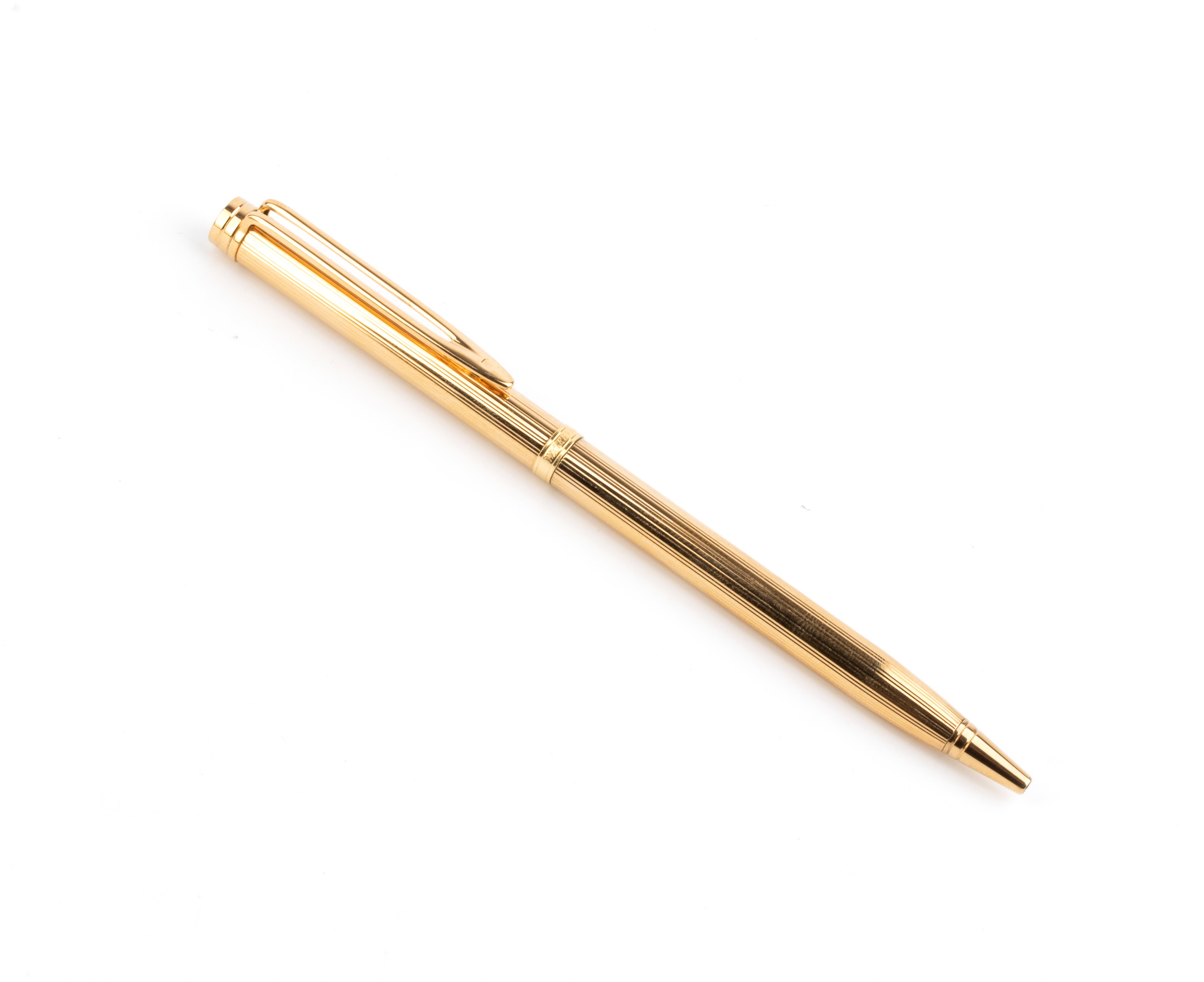 Waterman 502 - Waterman, Penna a sfera 502 con elementi placcati in oro