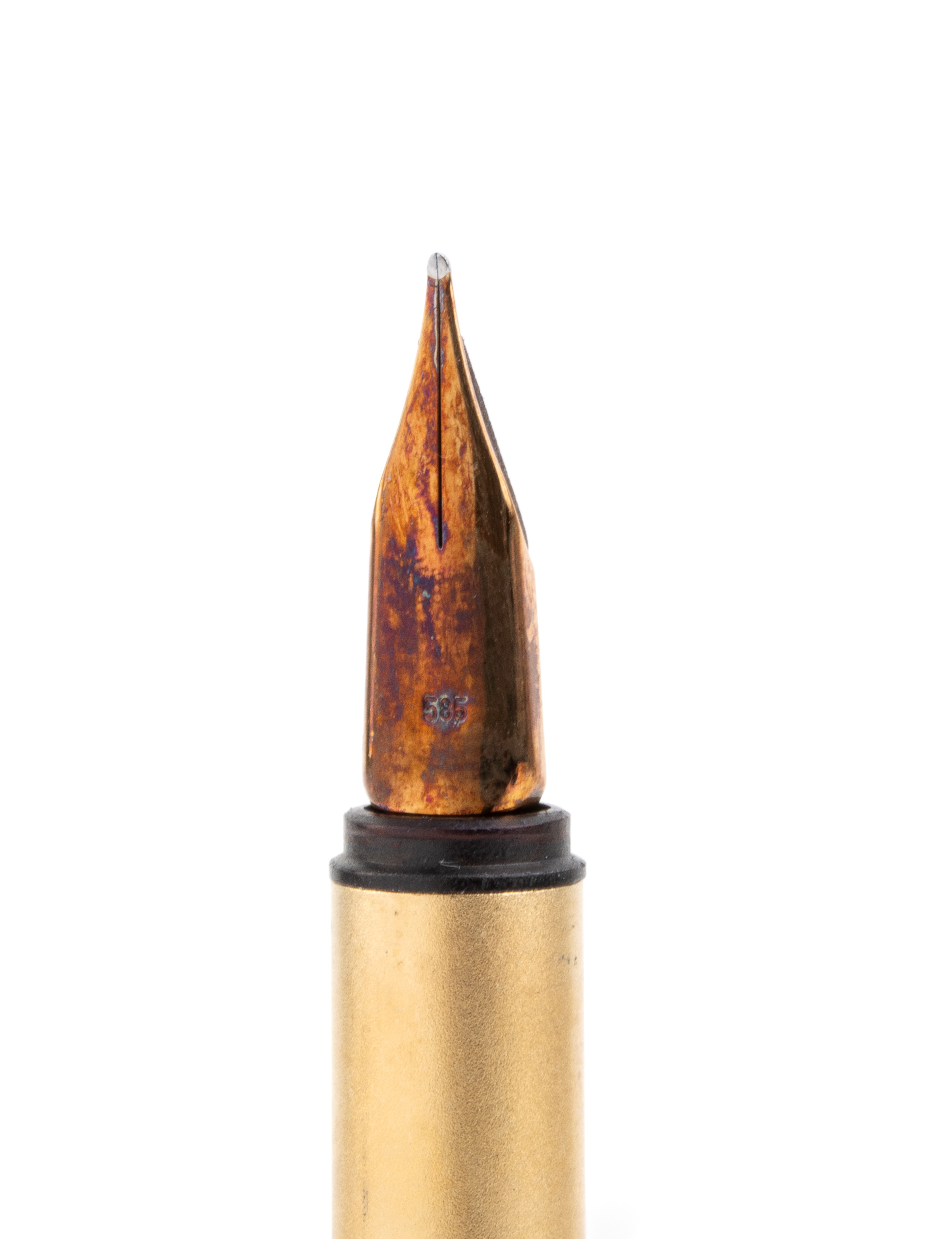 Montblanc - Penna stilografica Noblesse placcata in oro con pennino in oro 14k