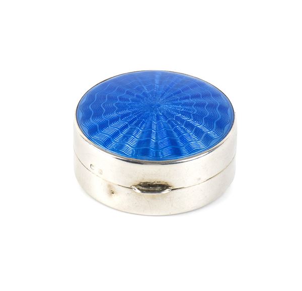 Scatolina  in argento con smalti