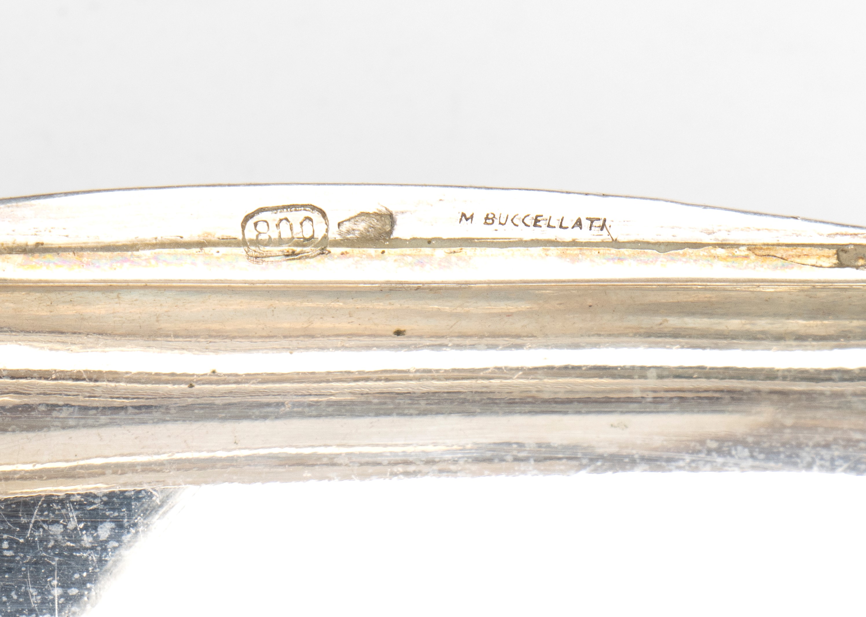 Mario Buccellati - Scatola cilindrica in argento 800/1000
