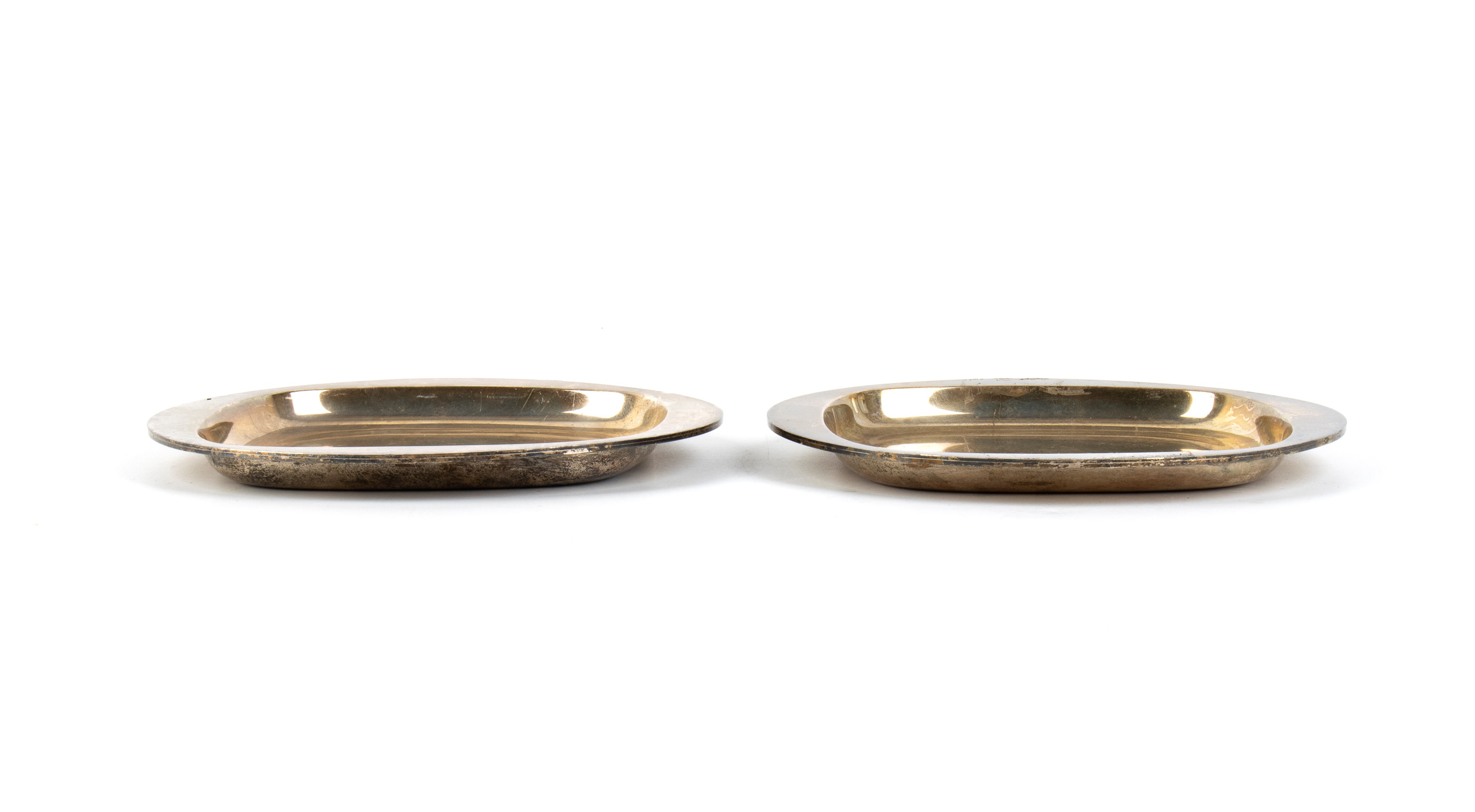Bulgari - Coppia di piattini italiani in argento 950/1000 (1971)