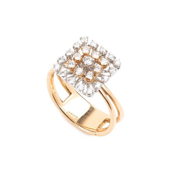 Anello in oro e diamanti  
