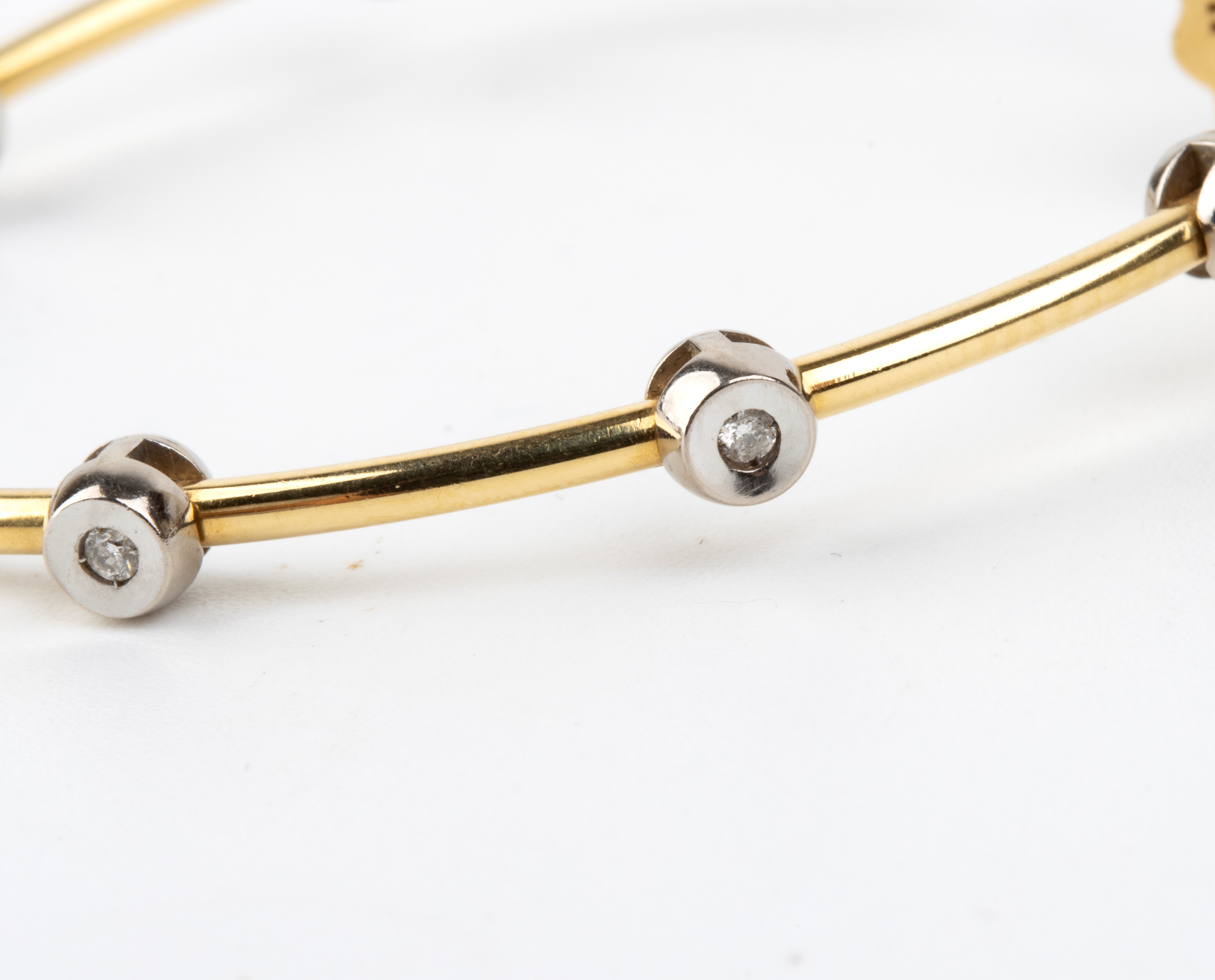 Chantecler - Paio di orecchini in oro giallo 18k con diamanti