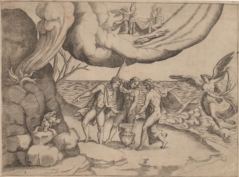 Giulio Bonasone - Giove, Nettuno e Plutone dividono l’universo