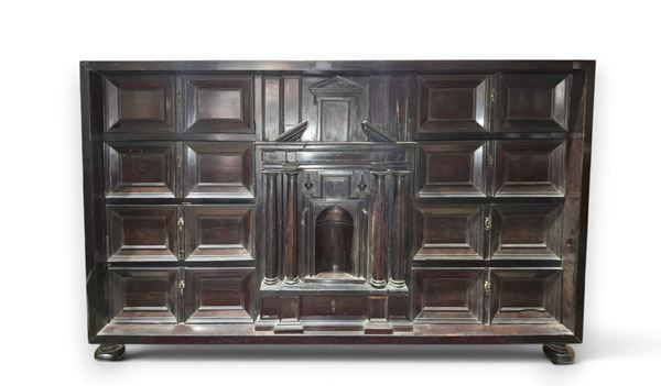 Ebonized Wood Coin Holder