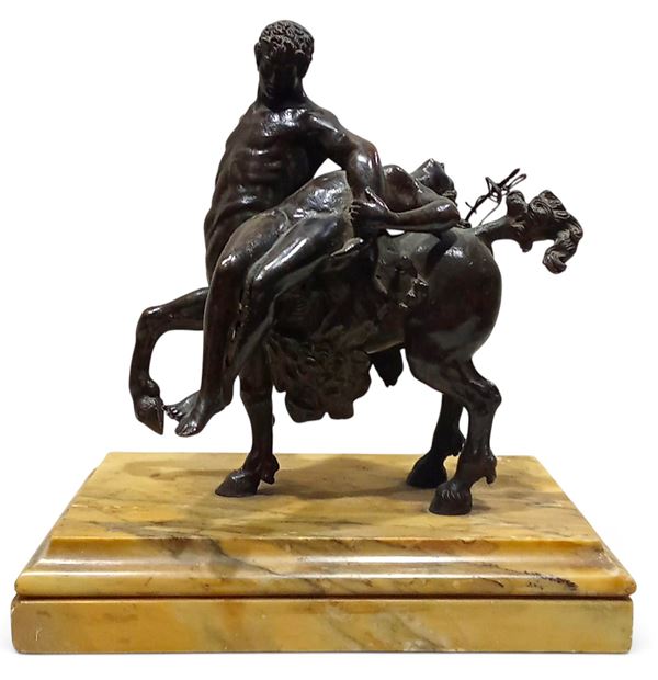 Bronze sculpture depicting Nessus and Deianira
