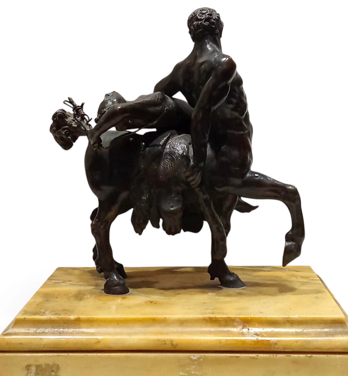 Scultura in bronzo, Nesso e Deianira,  XIX secolo