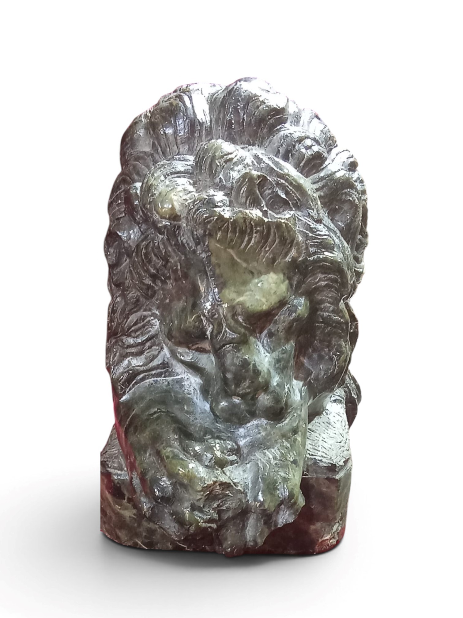 Leone, scultura in marmo, XIX secolo