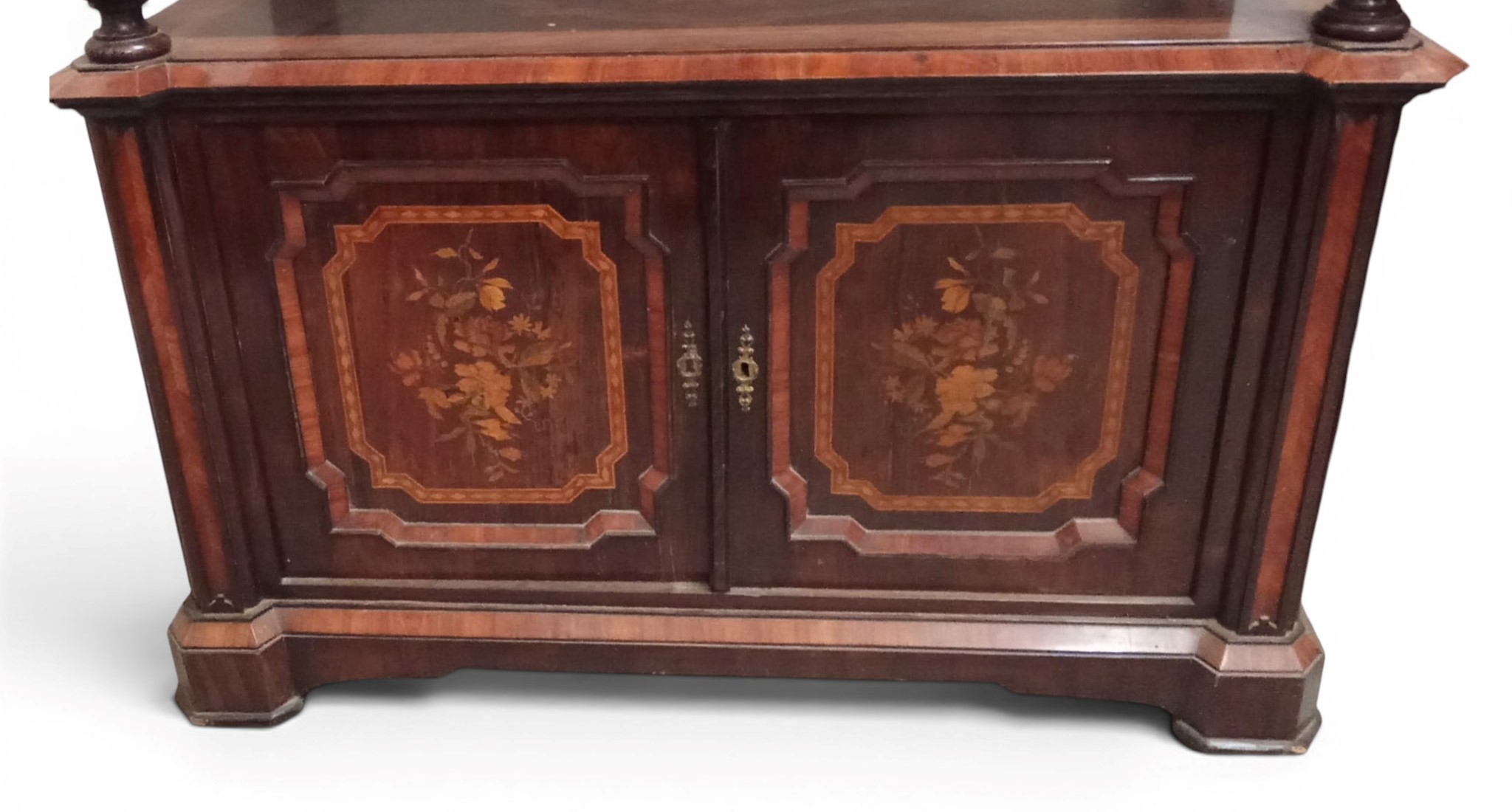 Mobile credenza intarsiato con alzata, Francia, XIX secolo