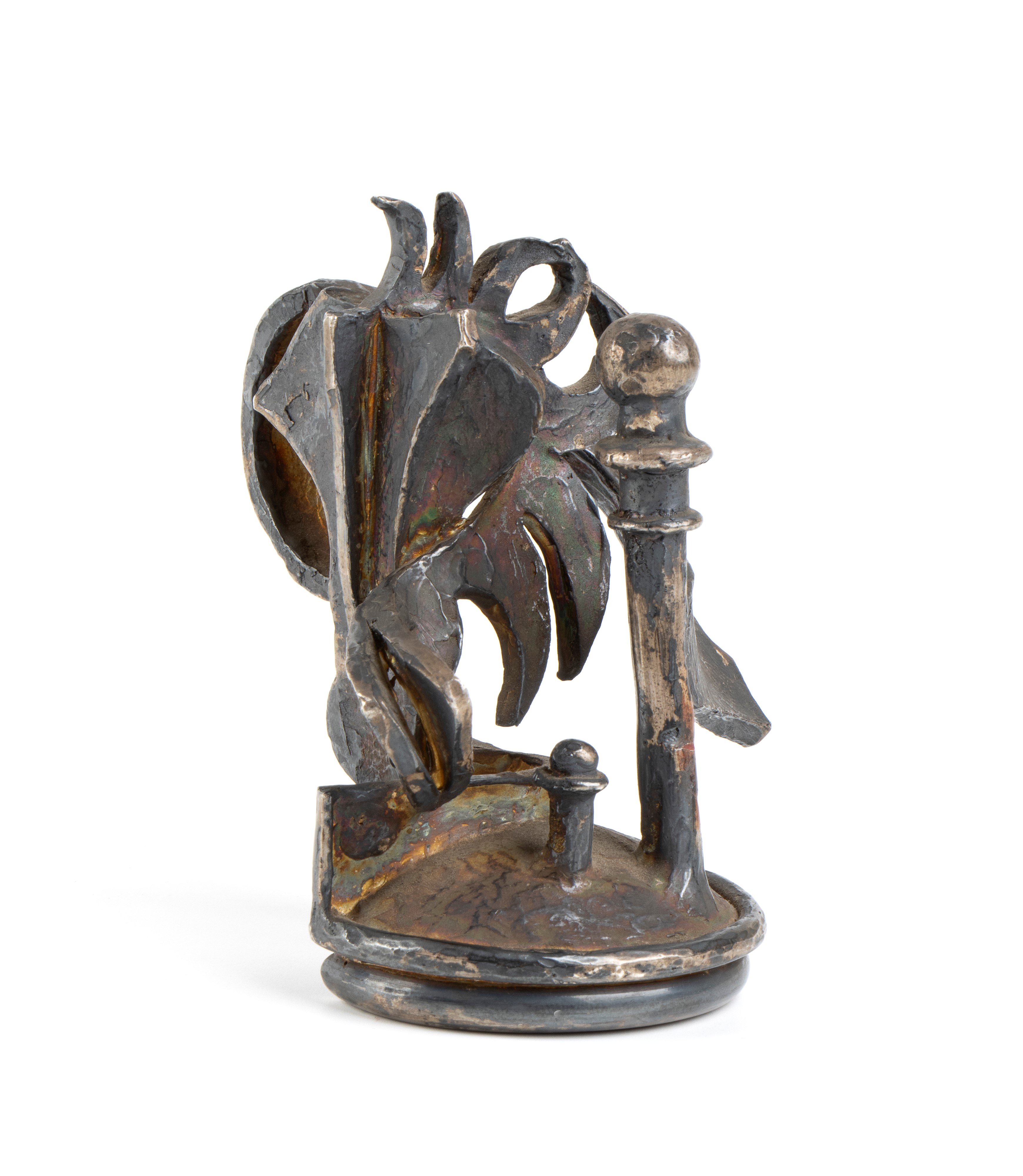 Fausto Maria Franchi - Scultura Brutalista in argento (fusione) anni ’70