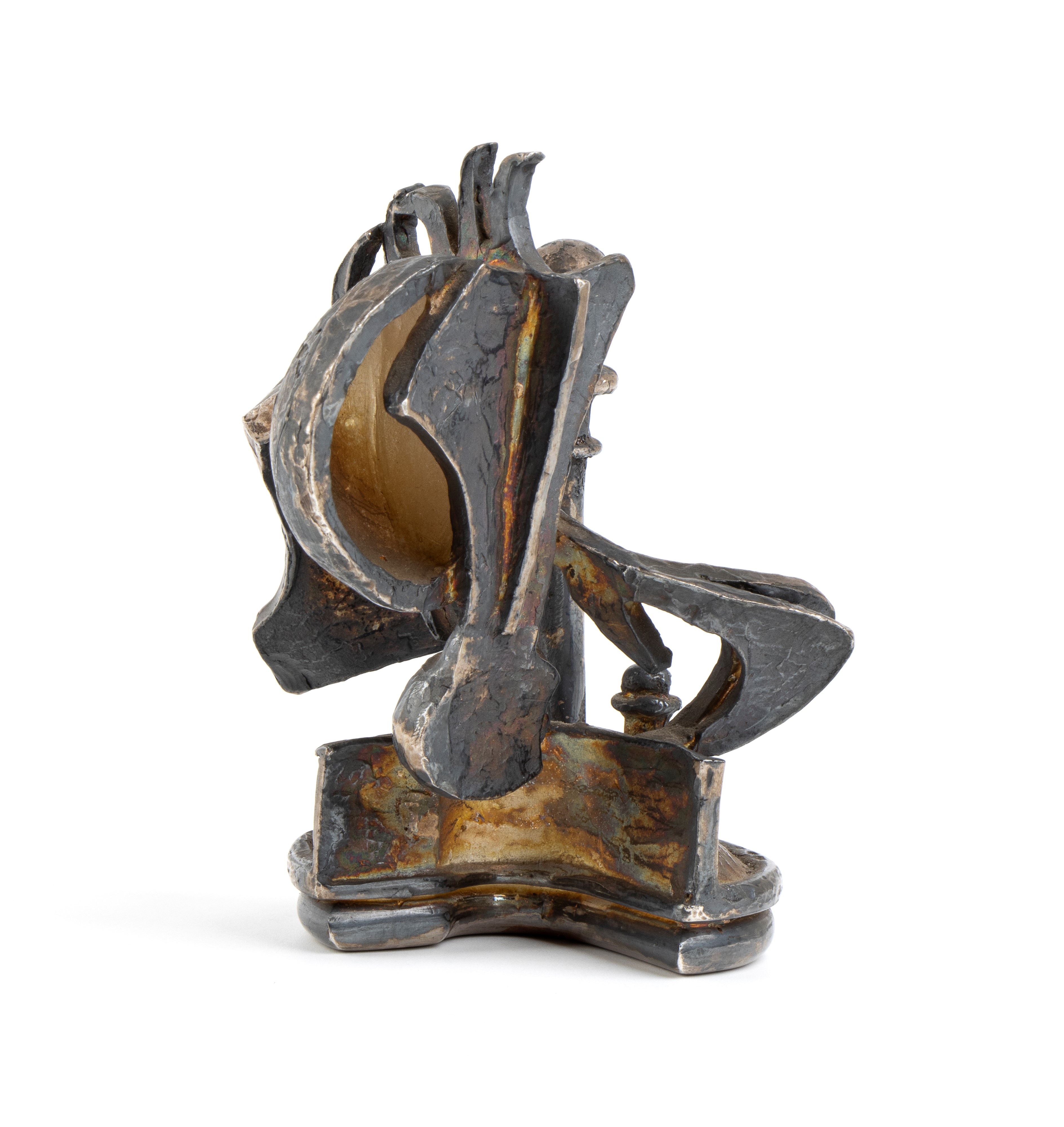 Fausto Maria Franchi - Scultura Brutalista in argento (fusione) anni ’70