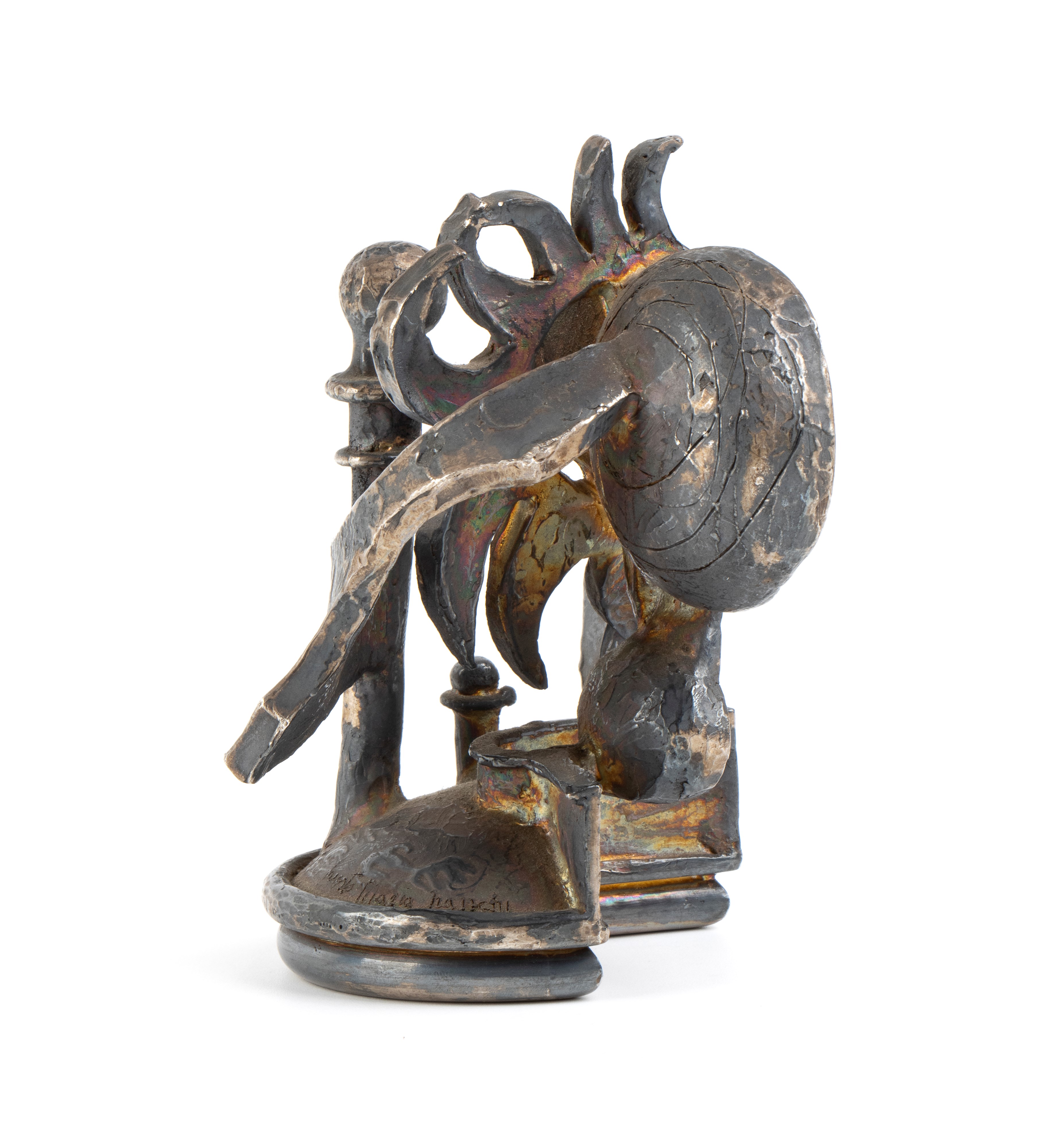 Fausto Maria Franchi - Scultura Brutalista in argento (fusione) anni ’70