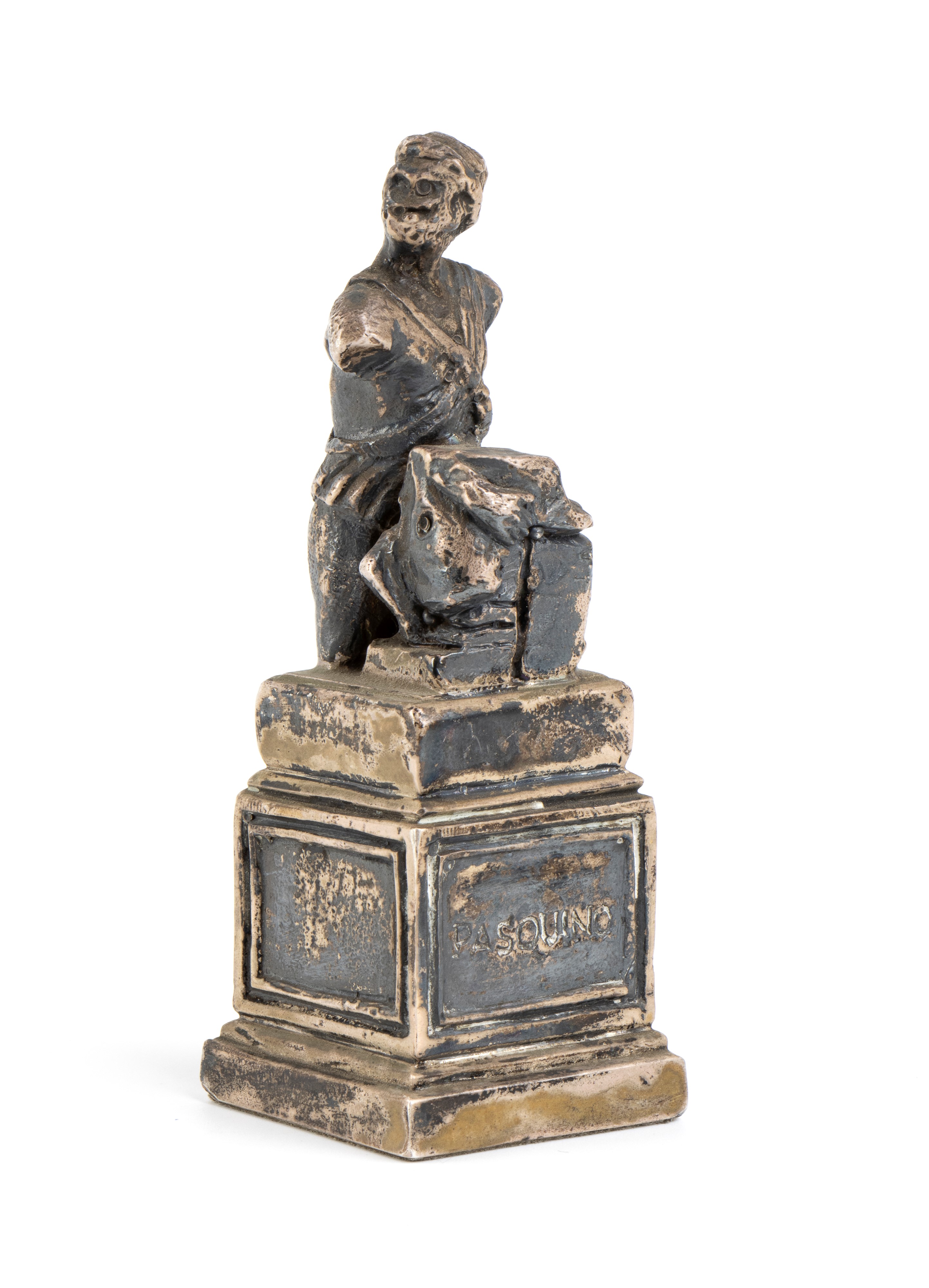 Lacchi Claudio (argentiere), Statua parlante di “Pasquino” in argento 925/1000