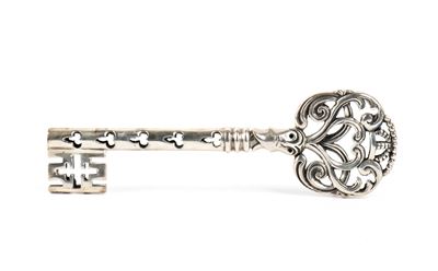 Ugo Bellini, Chiave da collezione in argento 925/1000 traforata