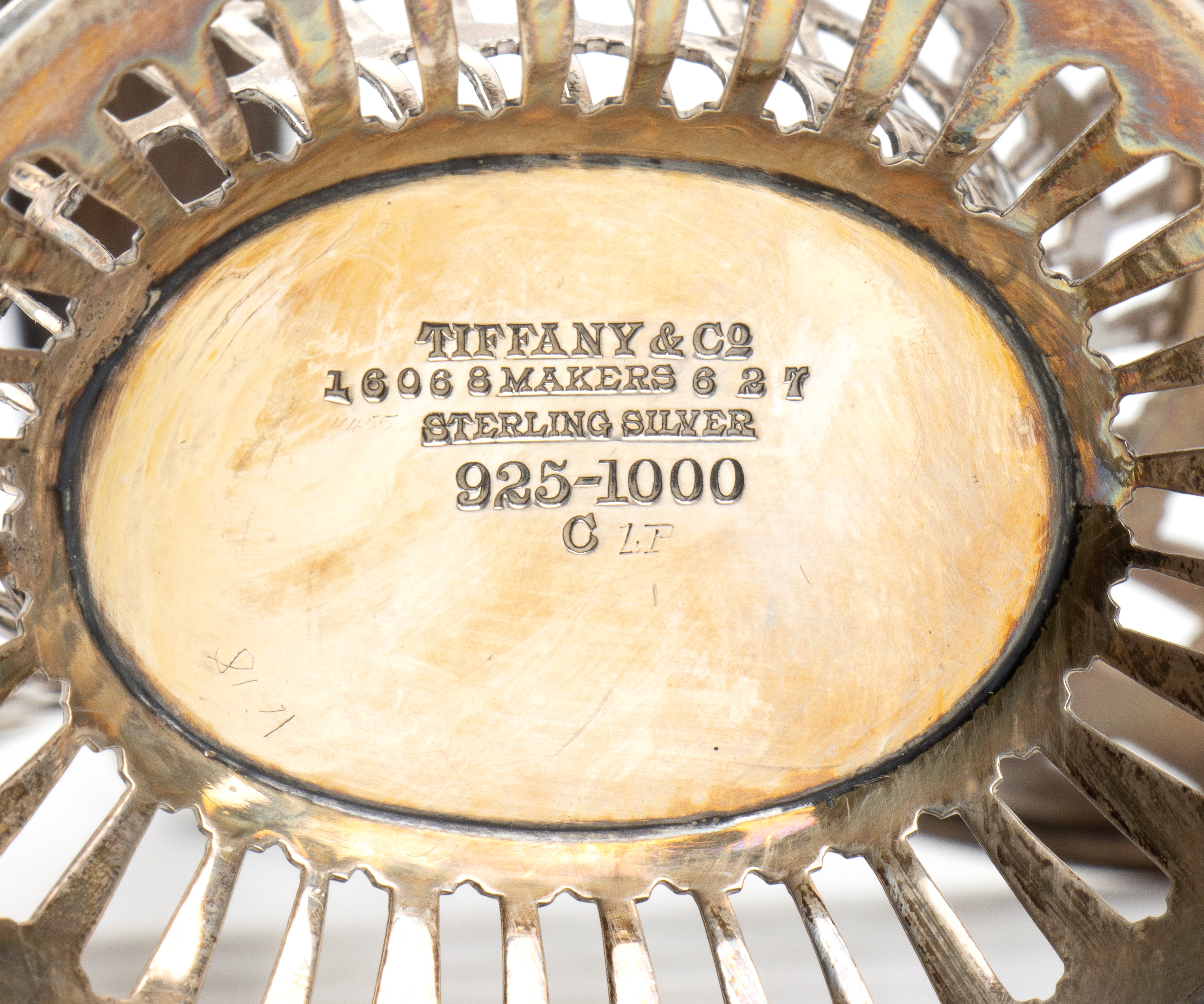 Tiffany & Co.® - Tiffany & Co., Cestino americano in argento 925/1000 con inserto estraibile