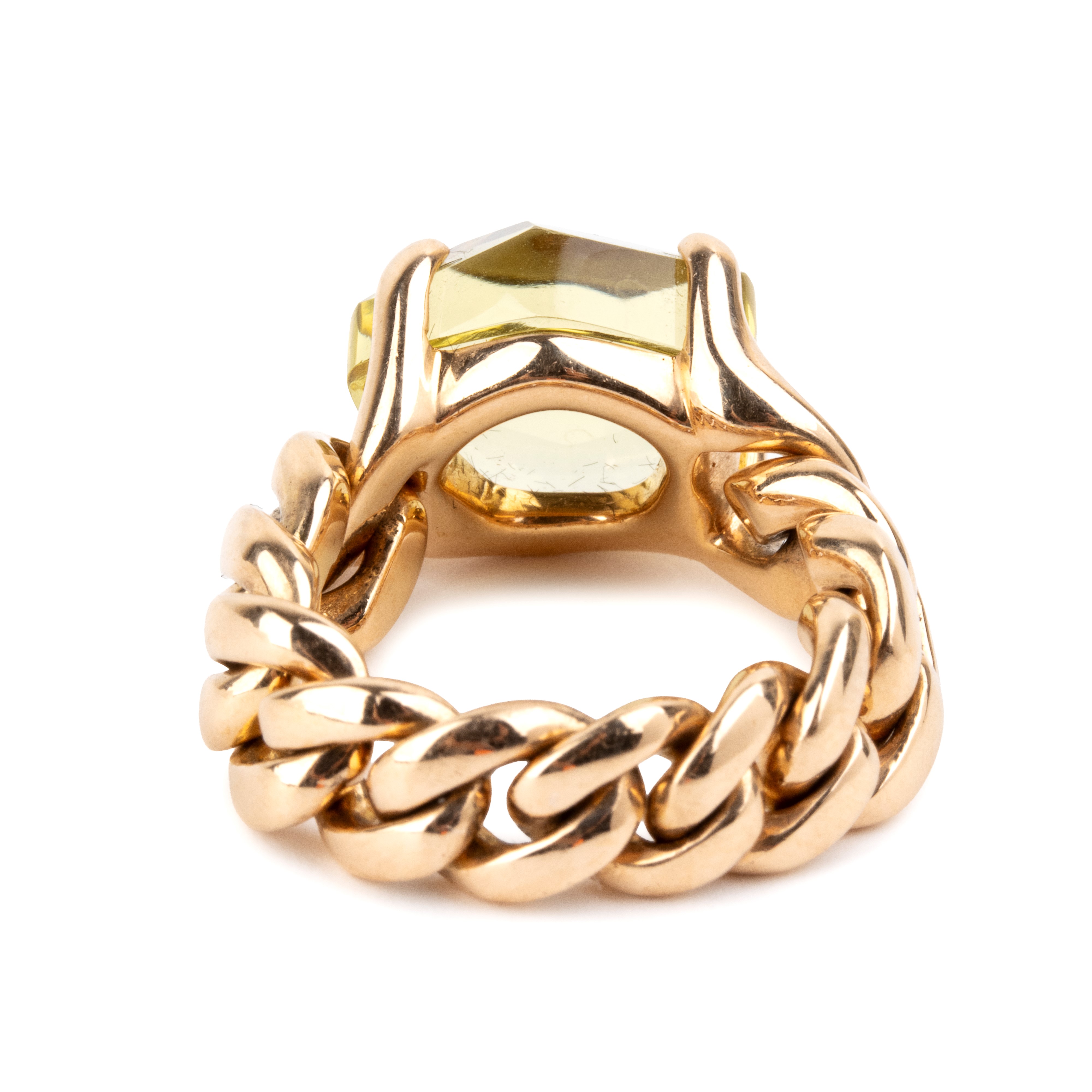 Pomellato - Anello in oro 18k con quarzo citrino