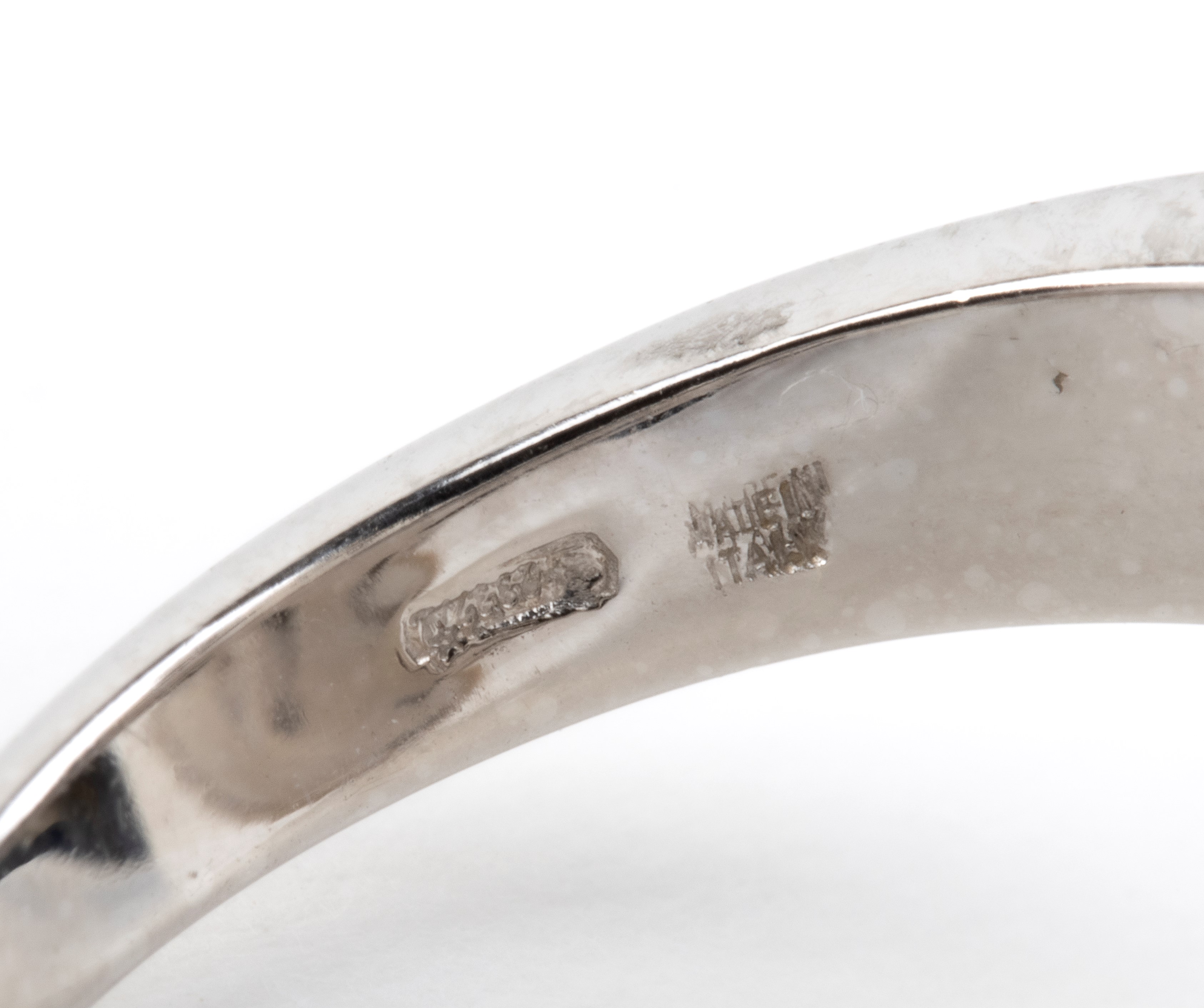 Bulgari - Anello in oro bianco 18k con cinque dischi mobili