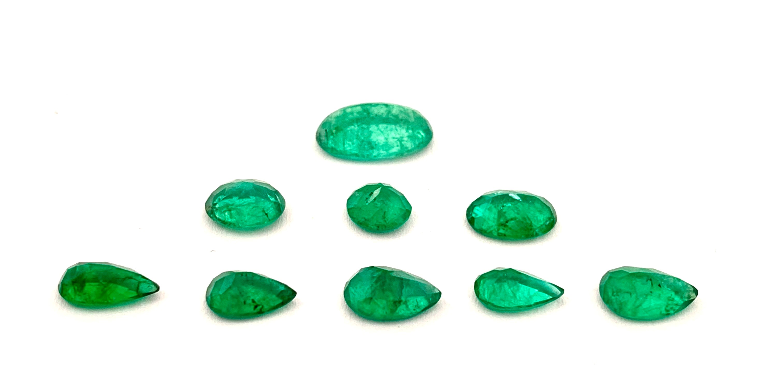 Smeraldi naturali, taglio composito (Brasile)
