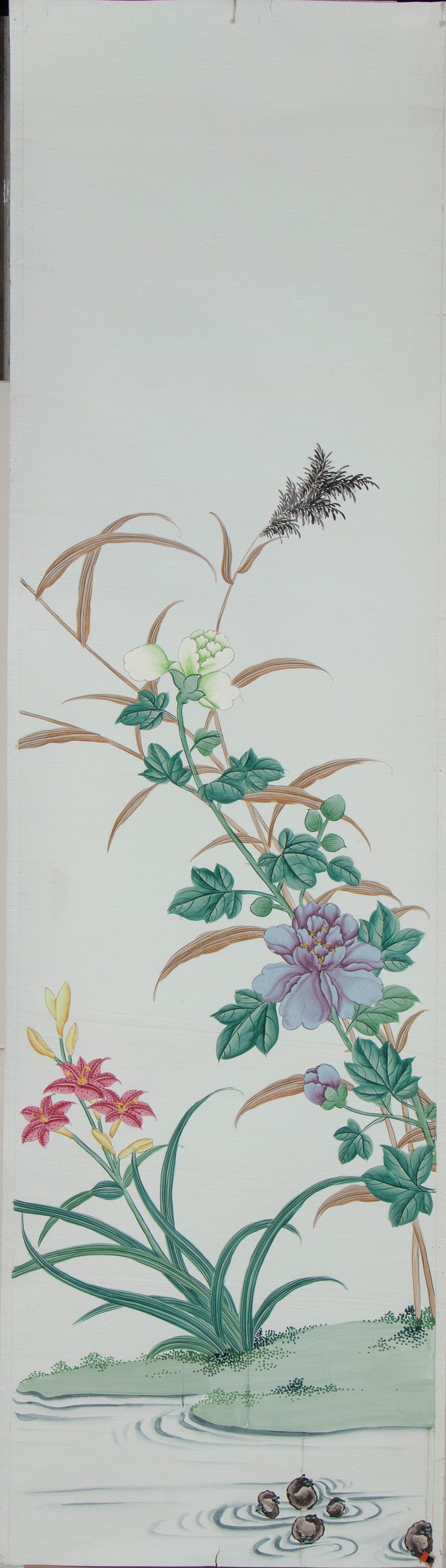 Dipinto decorativo, Guache su carta, Cina, inizio XX secolo