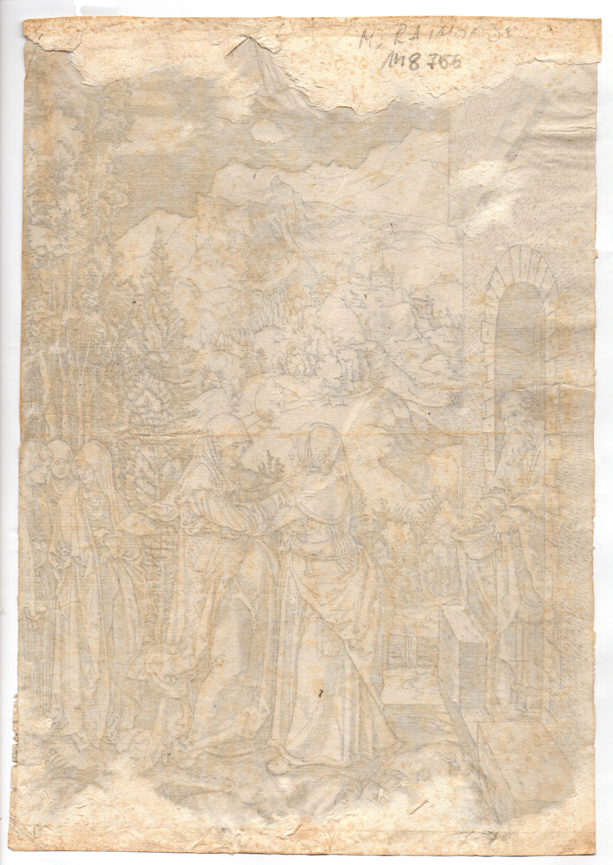 Marcantonio Raimondi - Visitazione