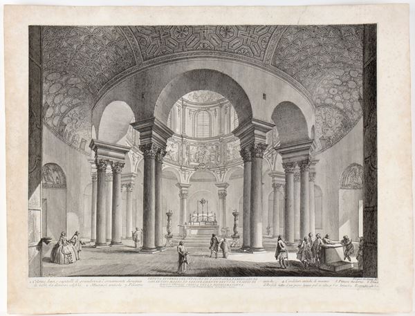 Veduta interna del Sepolcro di S. Costanza, ... in oggi chiesa della medesima santa 