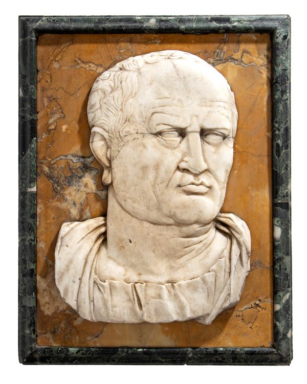 Marble bas-relief depicting Cicero