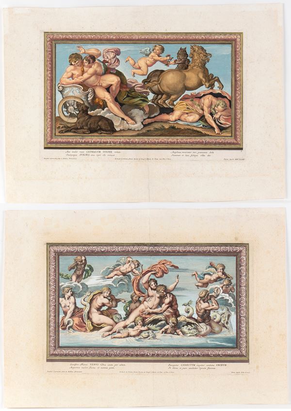 Pietro Aquila - Aurora, Cephalus, and Tithonus | Venus, after Annibale Carracci