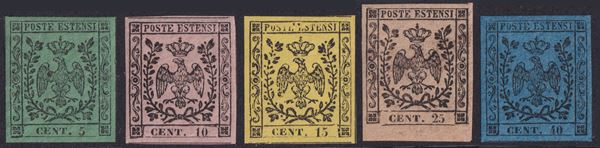 Modena - The New series with intact gum MNH.