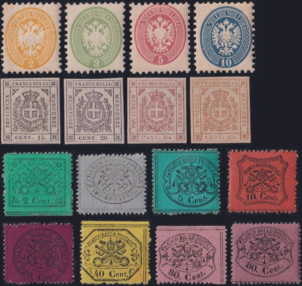 ASI - Small MNH/MH set  - Auction STAMPS AND POSTAL HISTORY - Bertolami Fine Art - Casa d'Aste