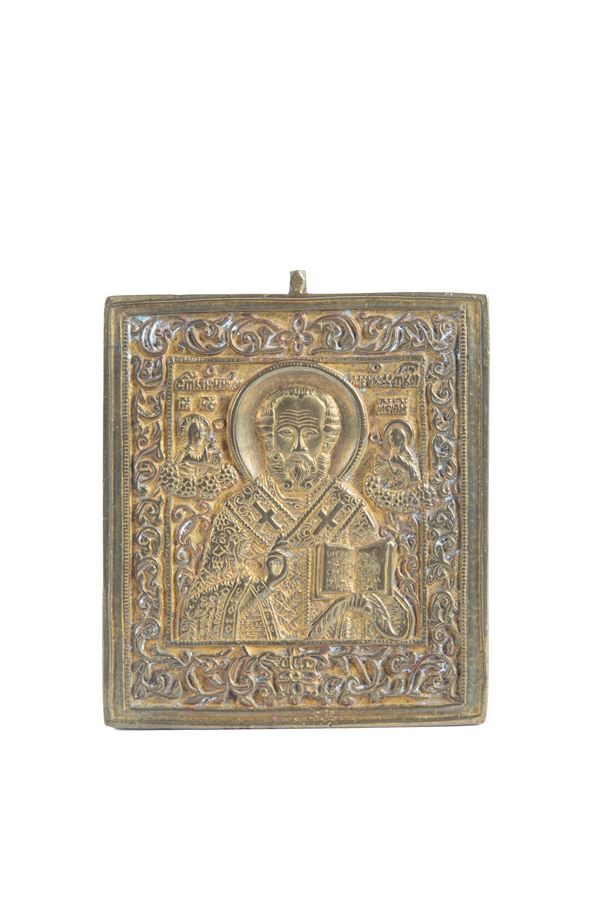 Travel icon depicting Saint Nicholas of Myra