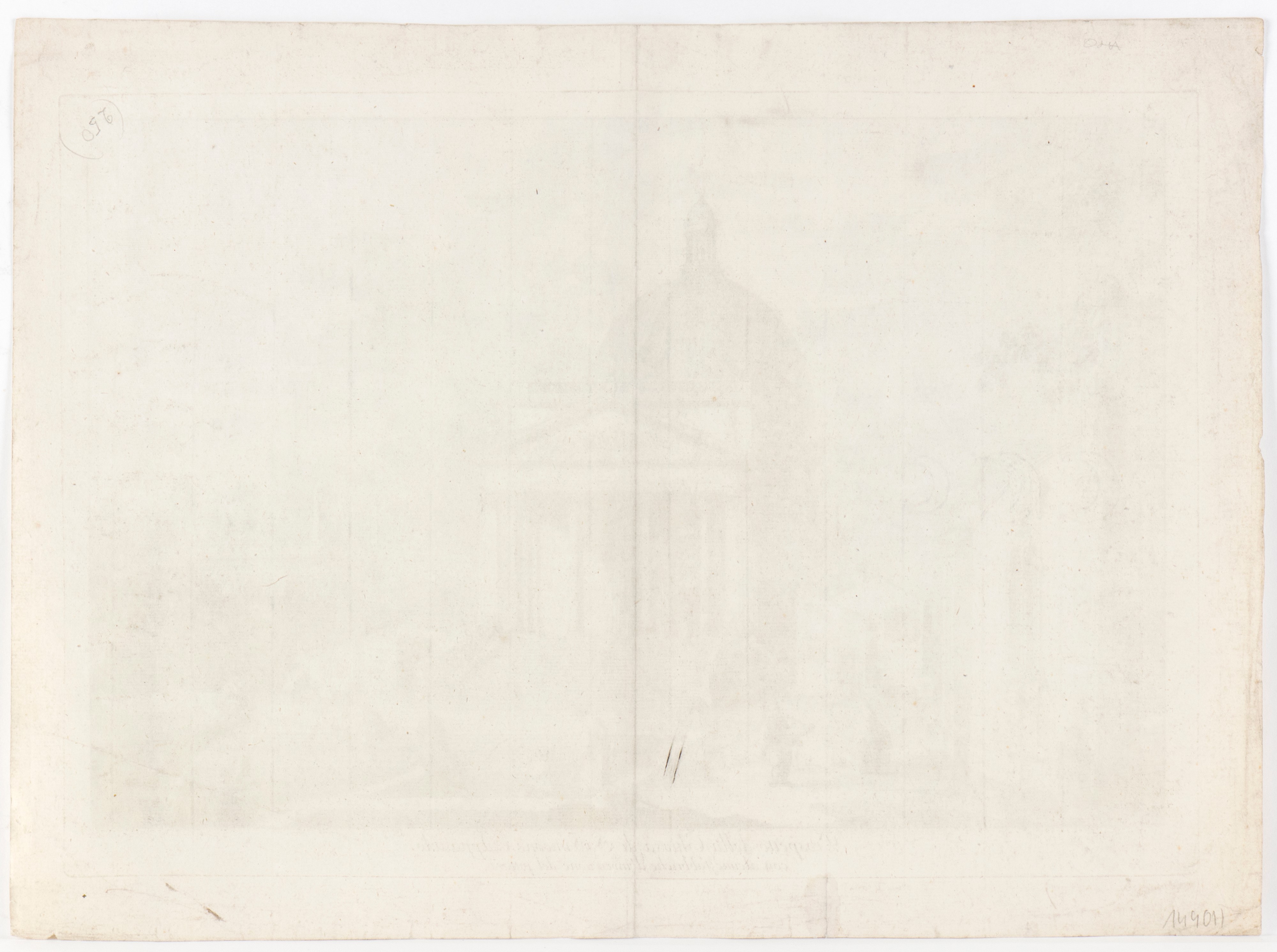 Joseph Wagner - Prospetto della Chiesa di S. Simeone Apostolo con alcune fabbriche d’invenzione