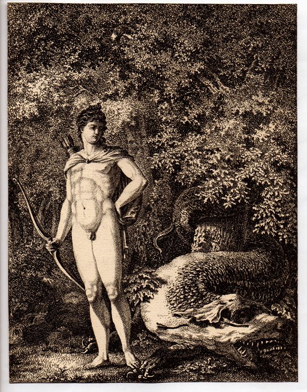 Apollo con drago