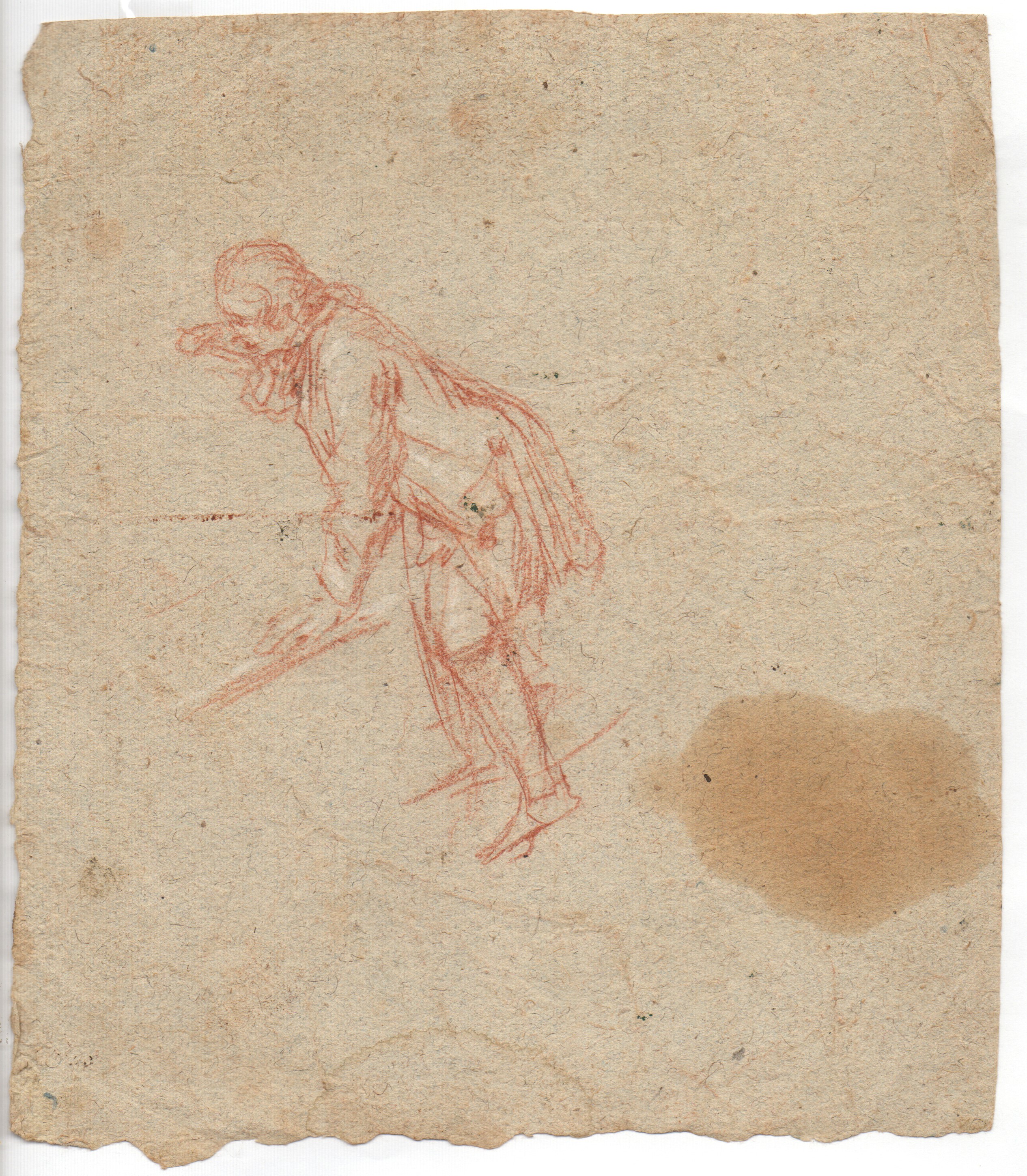 Artista veneto del XVIII secolo, Studio per una figura reclinata (e Studio per un nobiluomo)