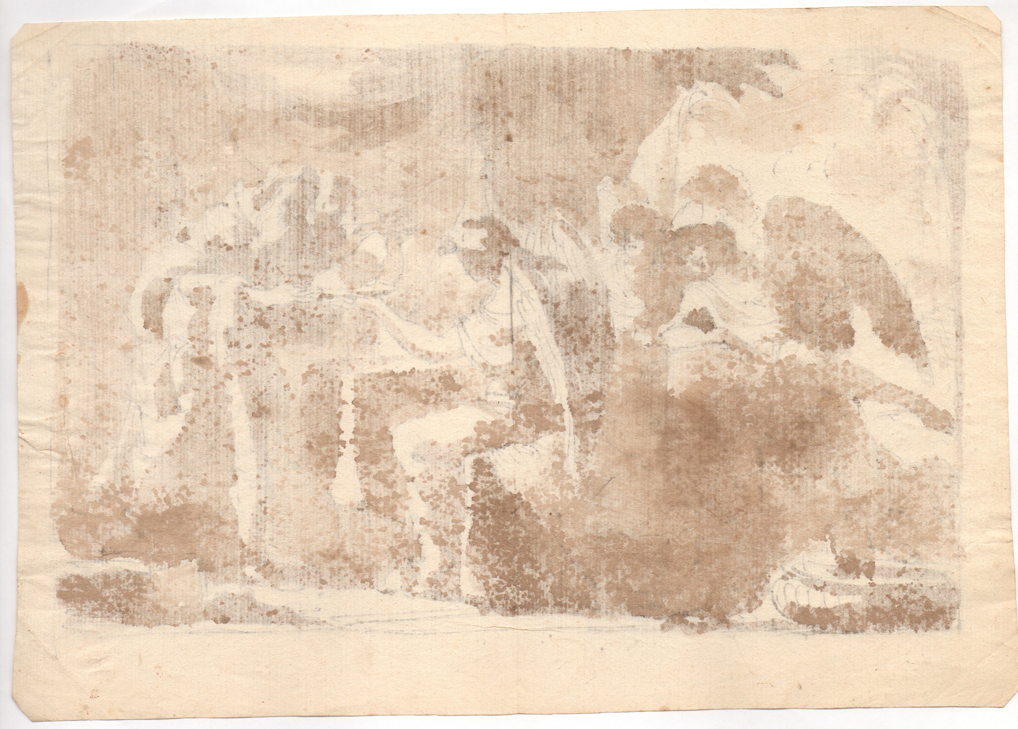 Scuola bolognese del XVIII secolo, Abramo e i tre angeli