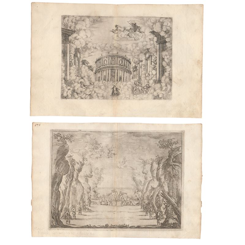 Valerio Spada - Ercole in Tebe (da Giovanni Andrea Moniglia), acquaforte