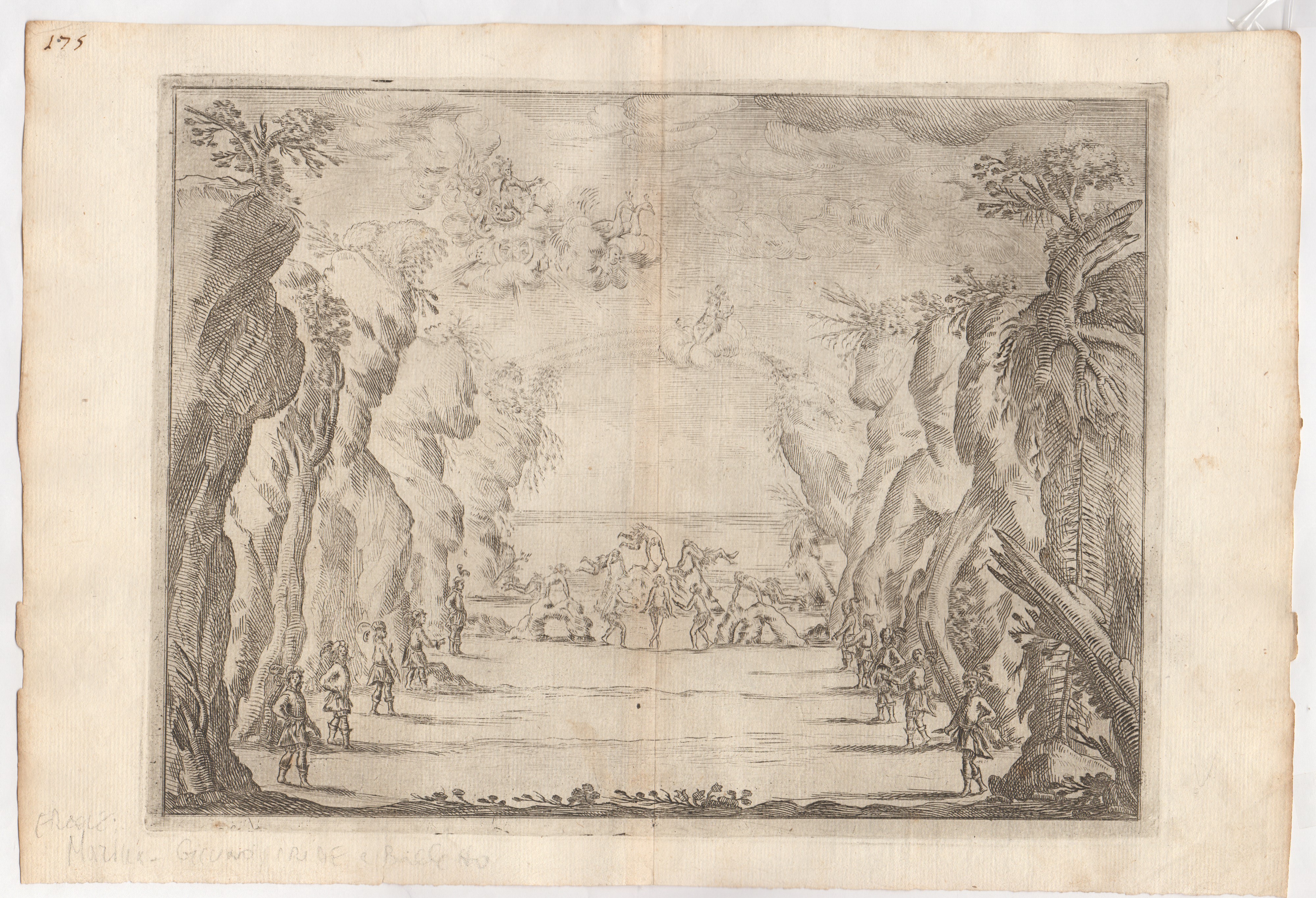 Valerio Spada - Ercole in Tebe (da Giovanni Andrea Moniglia), acquaforte