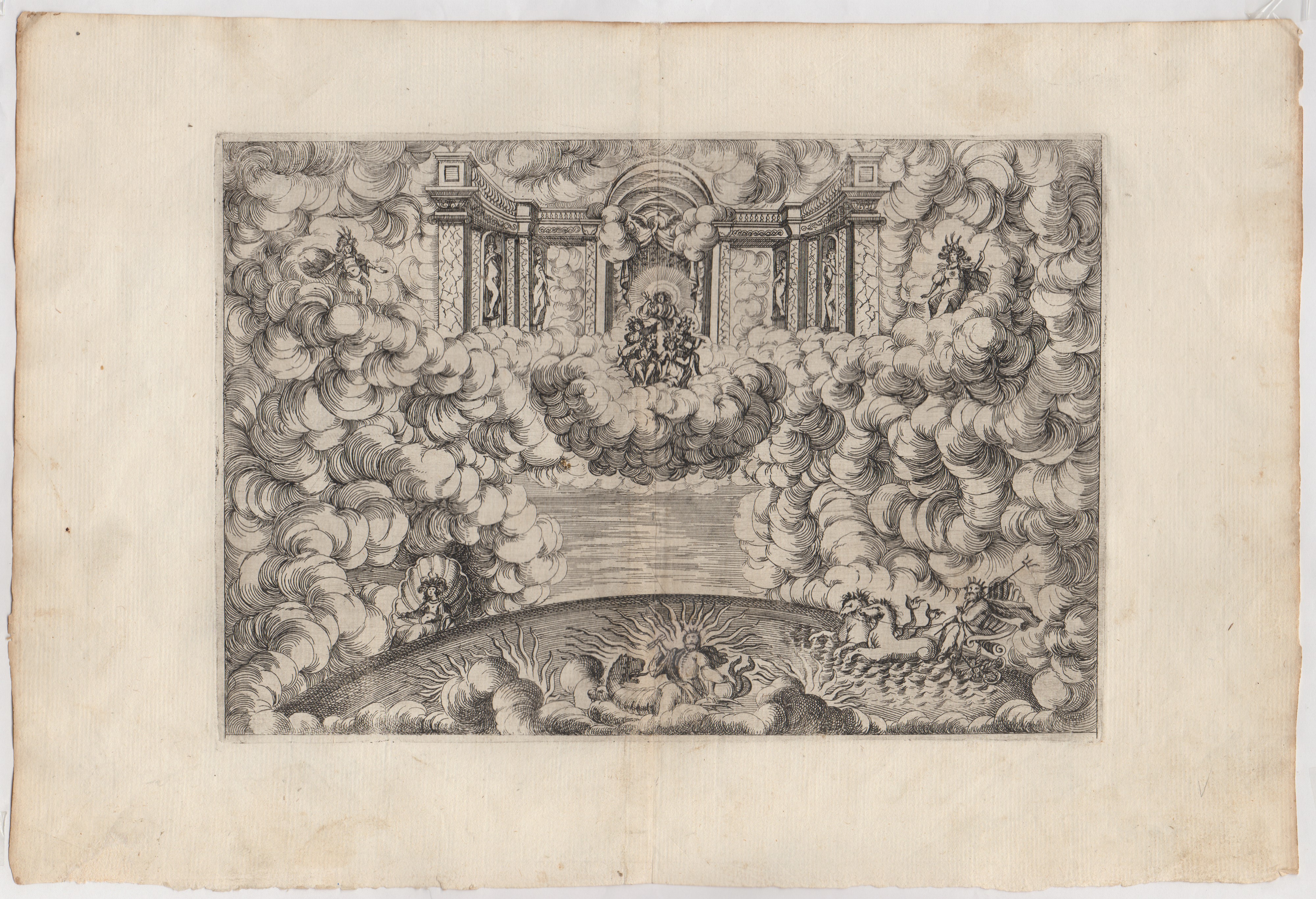 Valerio Spada - Ercole in Tebe (da Giovanni Andrea Moniglia), acquaforte